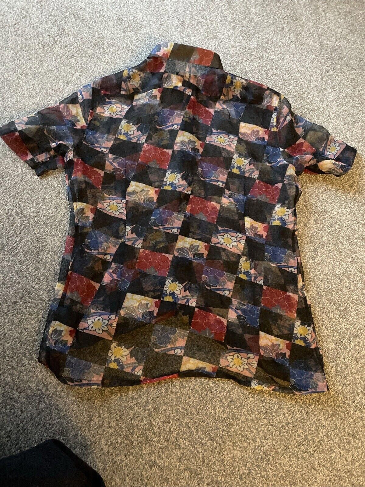 Raf Simons RAF Simon’s Floral Sheer Shirt Size L / US 10 / IT 46 - 6 Thumbnail