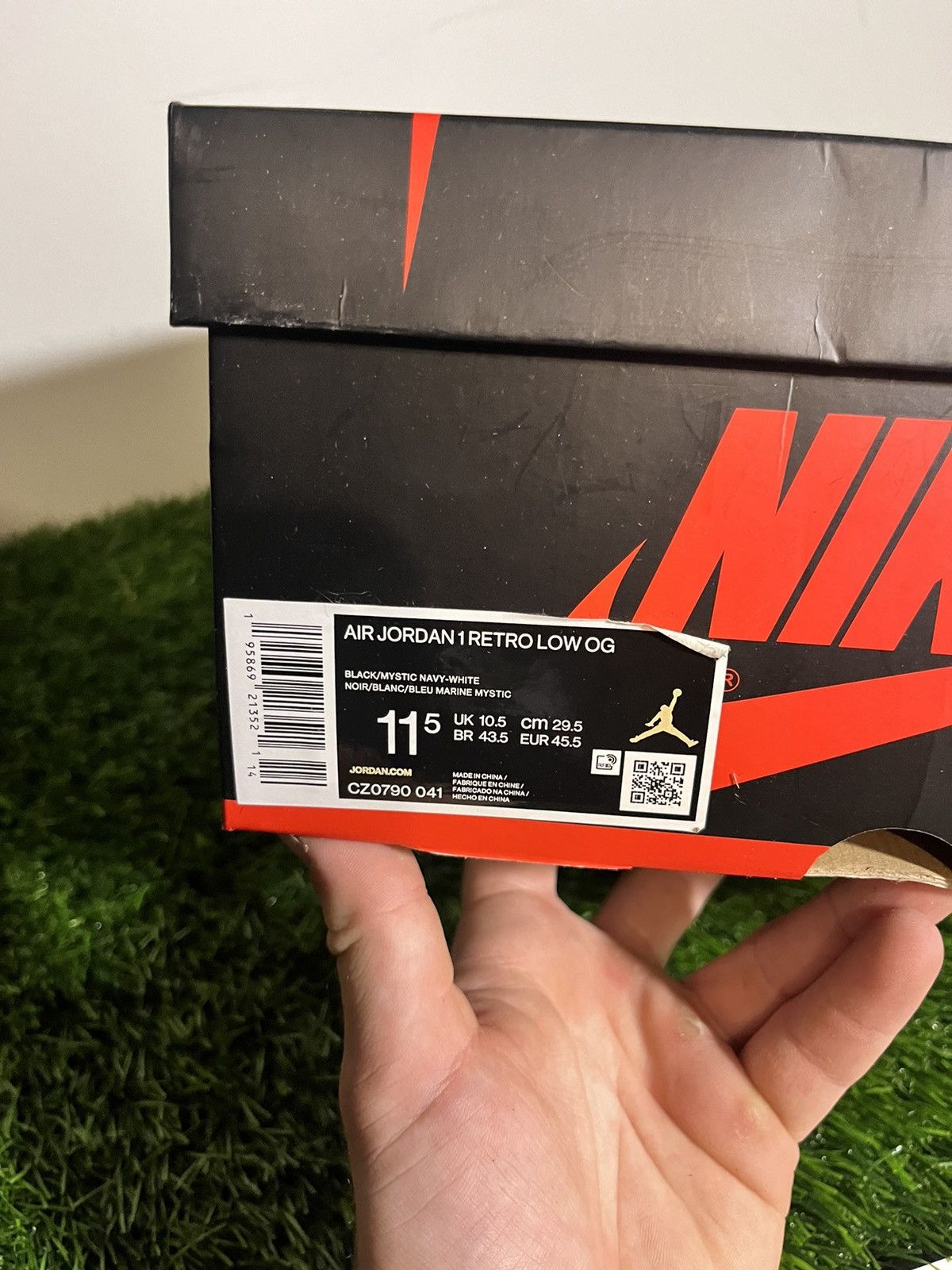 Jordan Brand × Nike jordan 1 low retro mystic navy size 11.5 Size US 11.5 / EU 44-45 - 7 Thumbnail