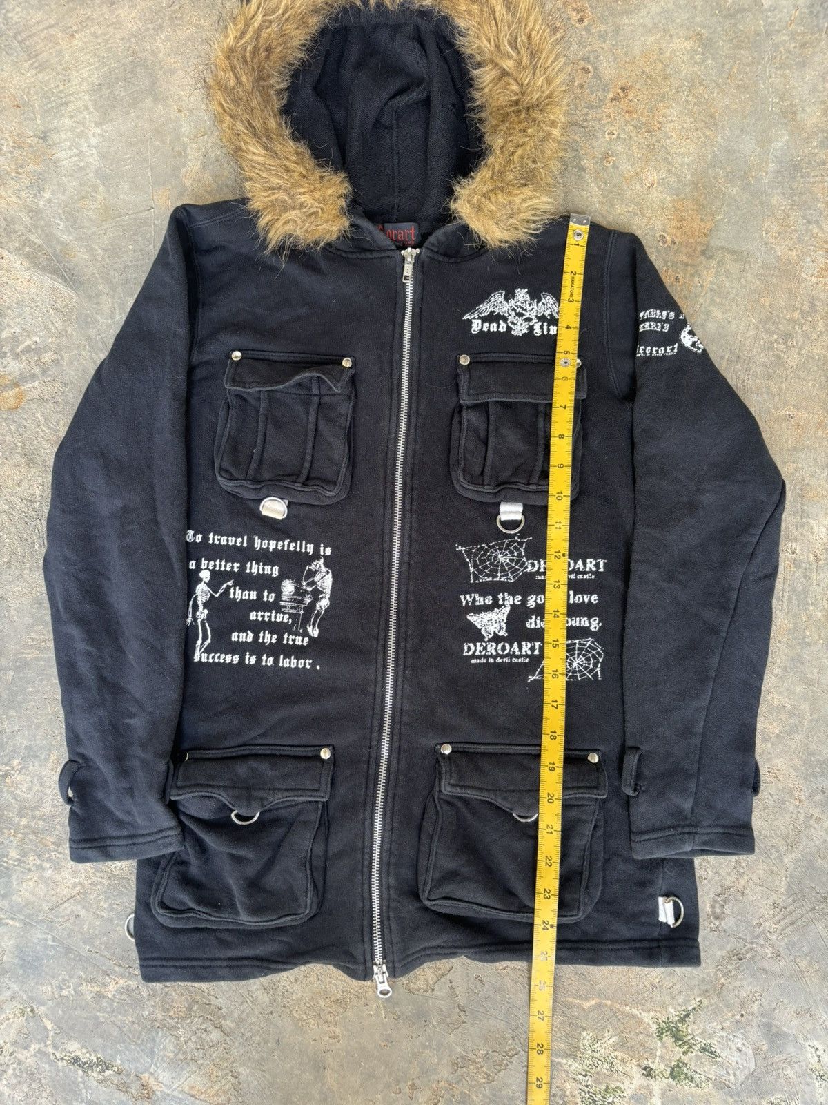 Hysteric Glamour Deorart Ifsixwasnine Lgb Style Multi Pocket Fur Hoodie Size US S / EU 44-46 / 1 - 11 Thumbnail