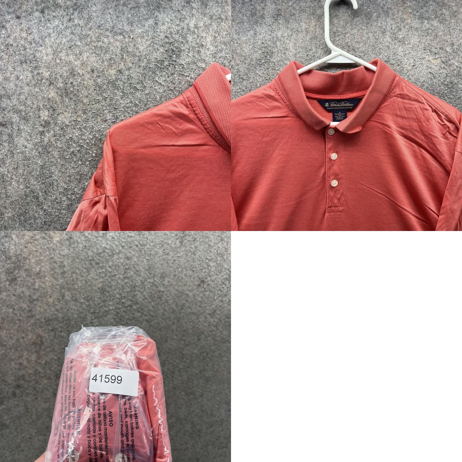 Brooks Brothers Brooks Brothers Polo Shirt Mens XL Red Double Mercerized Cotton Knit Casual Shirt Mens XL Red Brooks Brothers Polo Size US XL / EU 56 / 4 - 8 Thumbnail