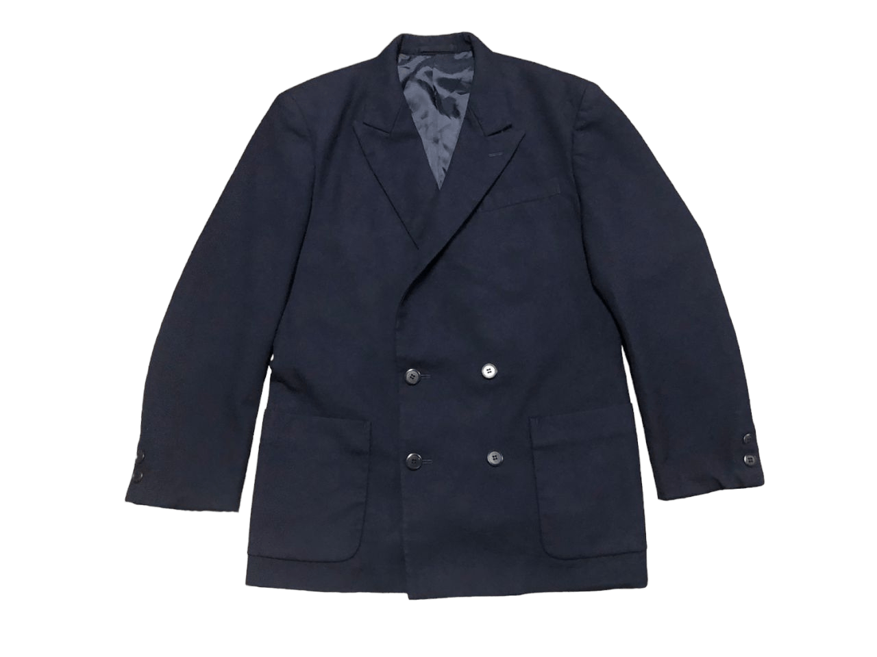 Yohji Yamamoto Yohji Yamamoto Central Japan Railway Company Double Breast Size 38S - 1 Thumbnail