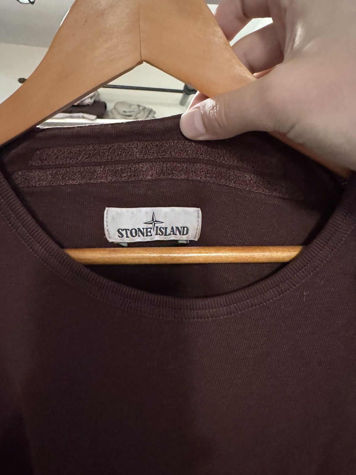 Stone Island Stone Island Maroon Crewneck - XL Size US XL / EU 56 / 4 - 2 Thumbnail