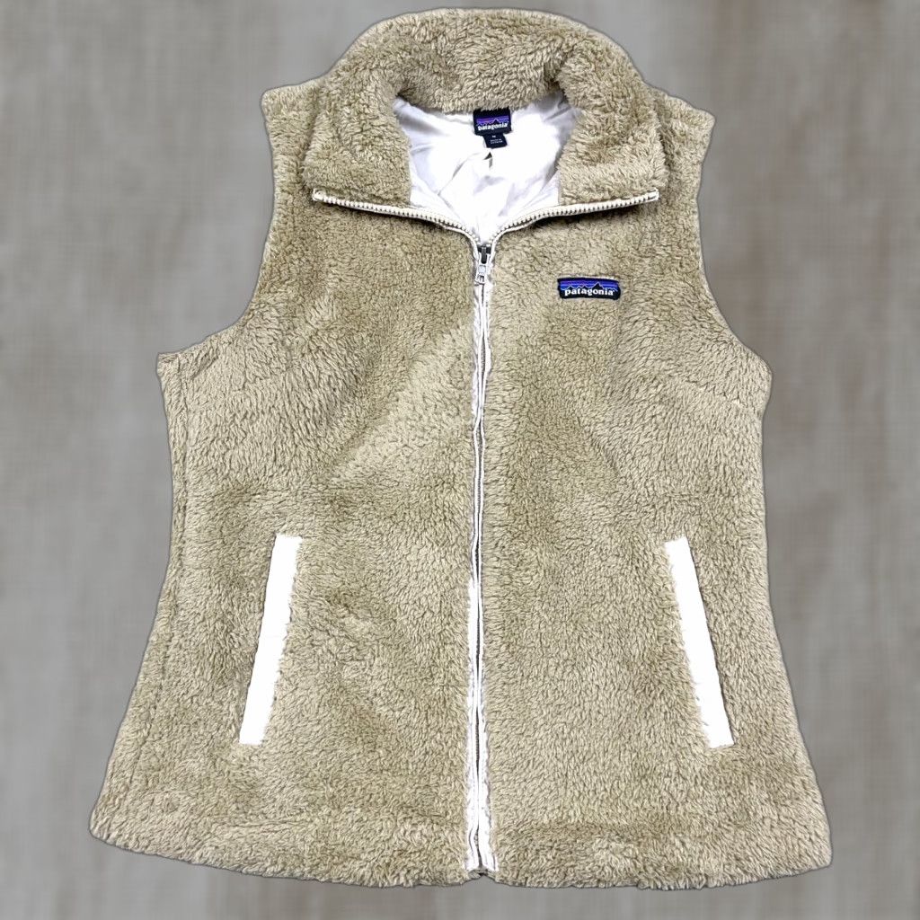 Patagonia Patagonia Vest Women Medium Tan Full Zip Fleece Pocketed No Pocket Los Gatos Outdoor Casual Travel Size M / US 6-8 / IT 42-44 - 1 Thumbnail
