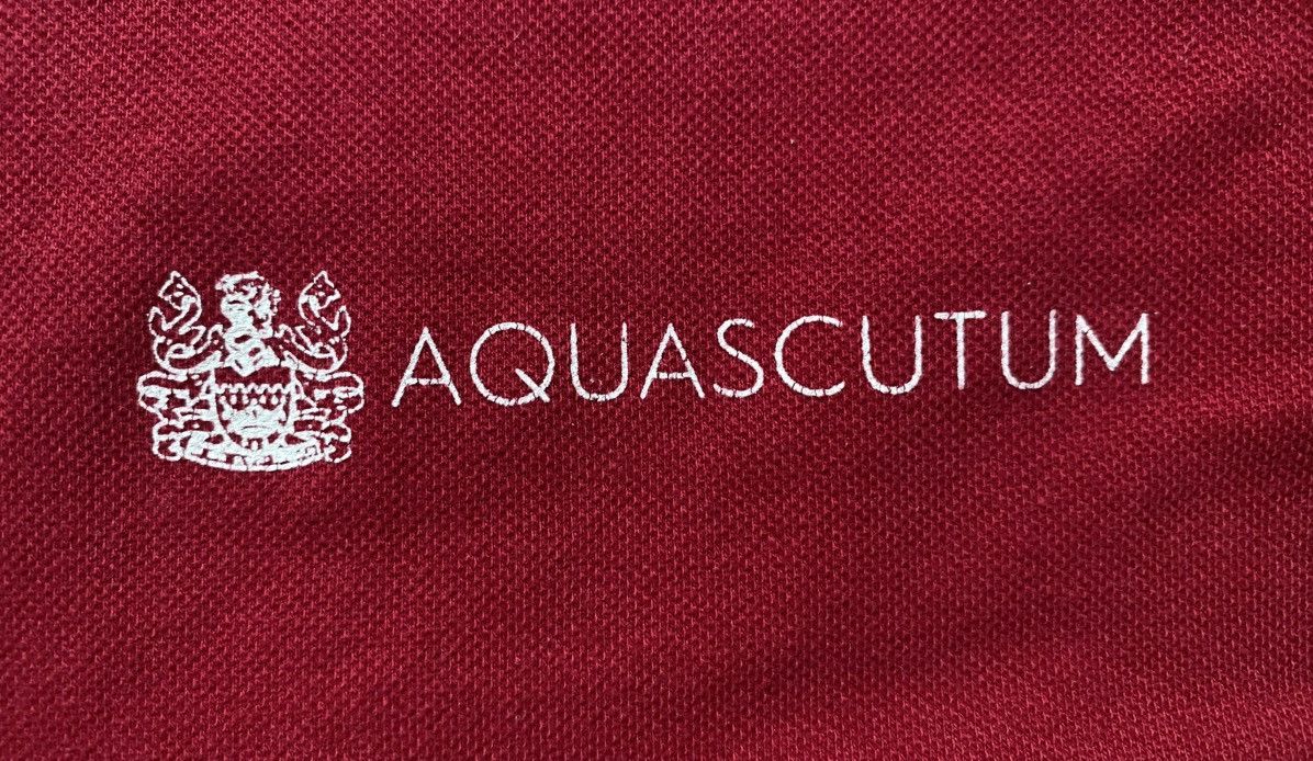 Aquascutum Aquascutum London T-Shirt Polo Men’s Size L Red Short Sleeve Size US L / EU 52-54 / 3 - 4 Thumbnail