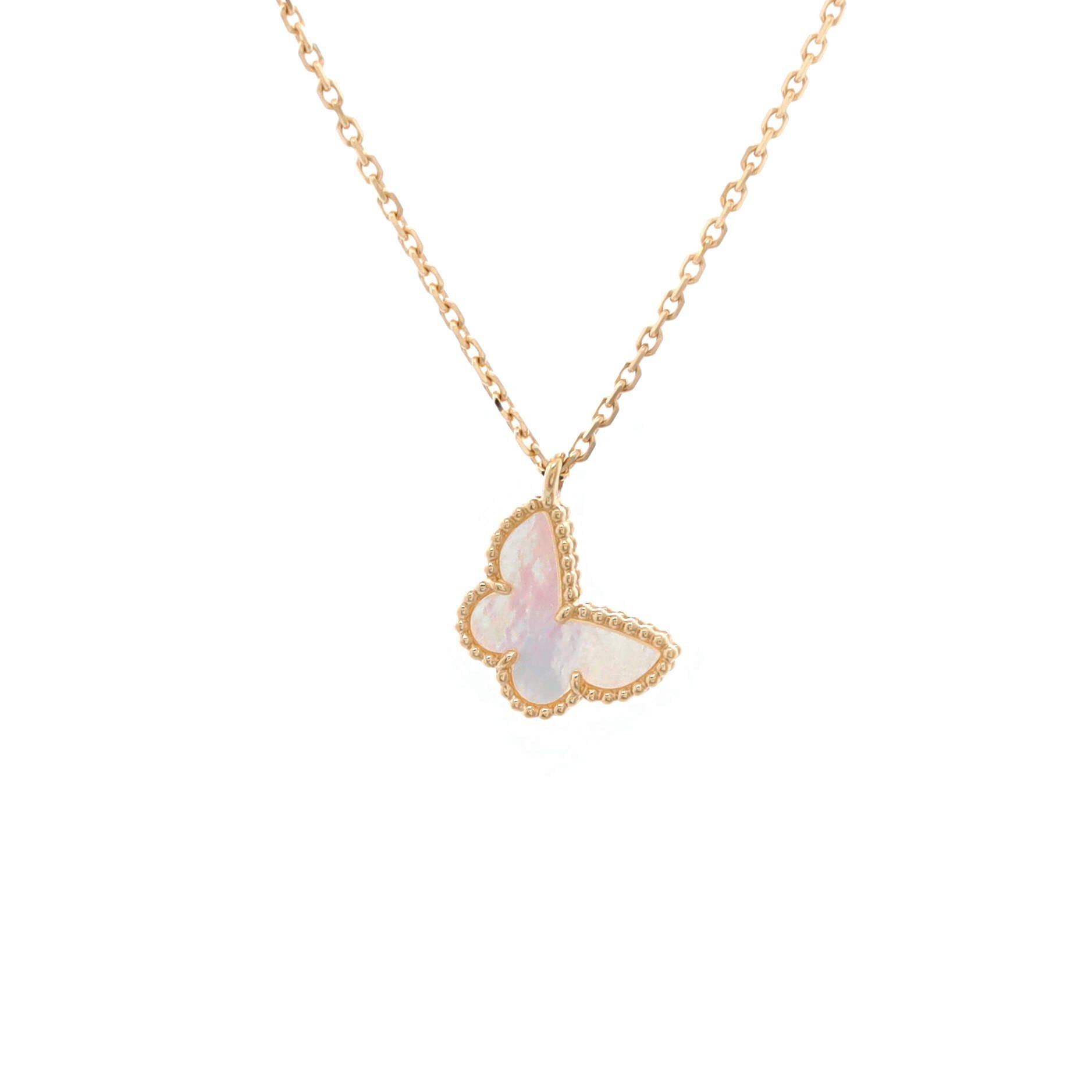Van Cleef & Arpels Sweet Alhambra Butterfly Pendant Necklace Size ONE SIZE - 1 Thumbnail