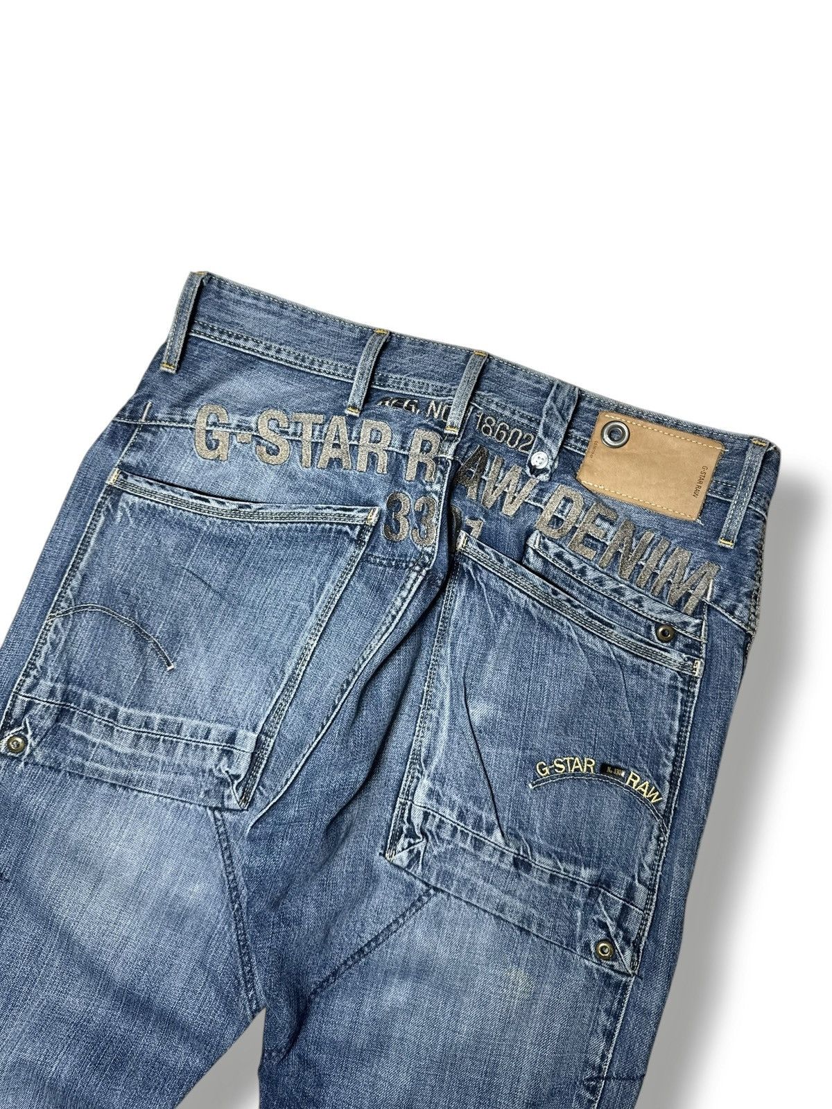 G-Star Rare Vintage Jeans G-Star Raw Avant-Garde Style Y2K Size US 31 - 8 Thumbnail