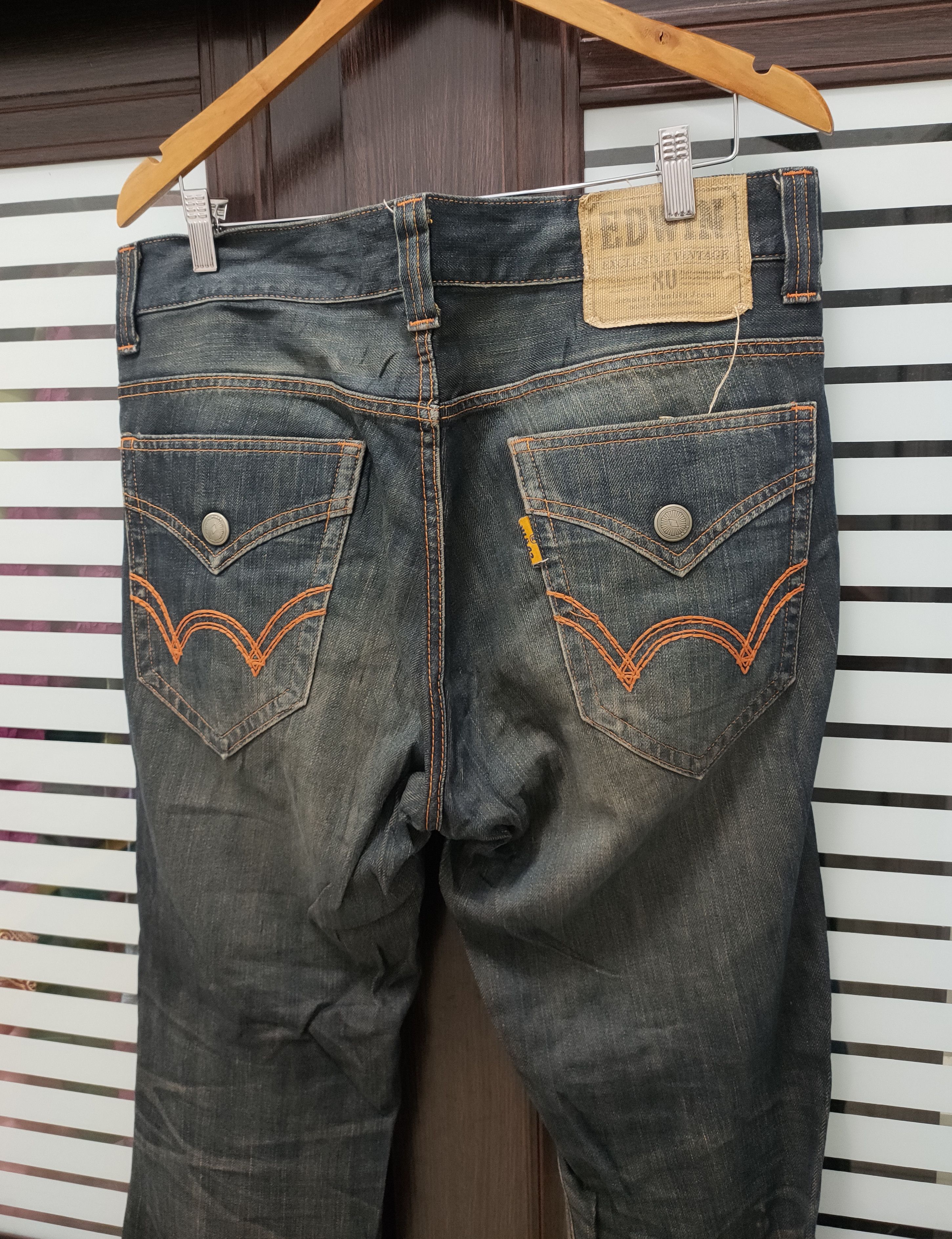 Edwin 💥Flared💥Japanese Brand Edwin Xclusive Vintage💥 Size US 37 - 3 Thumbnail