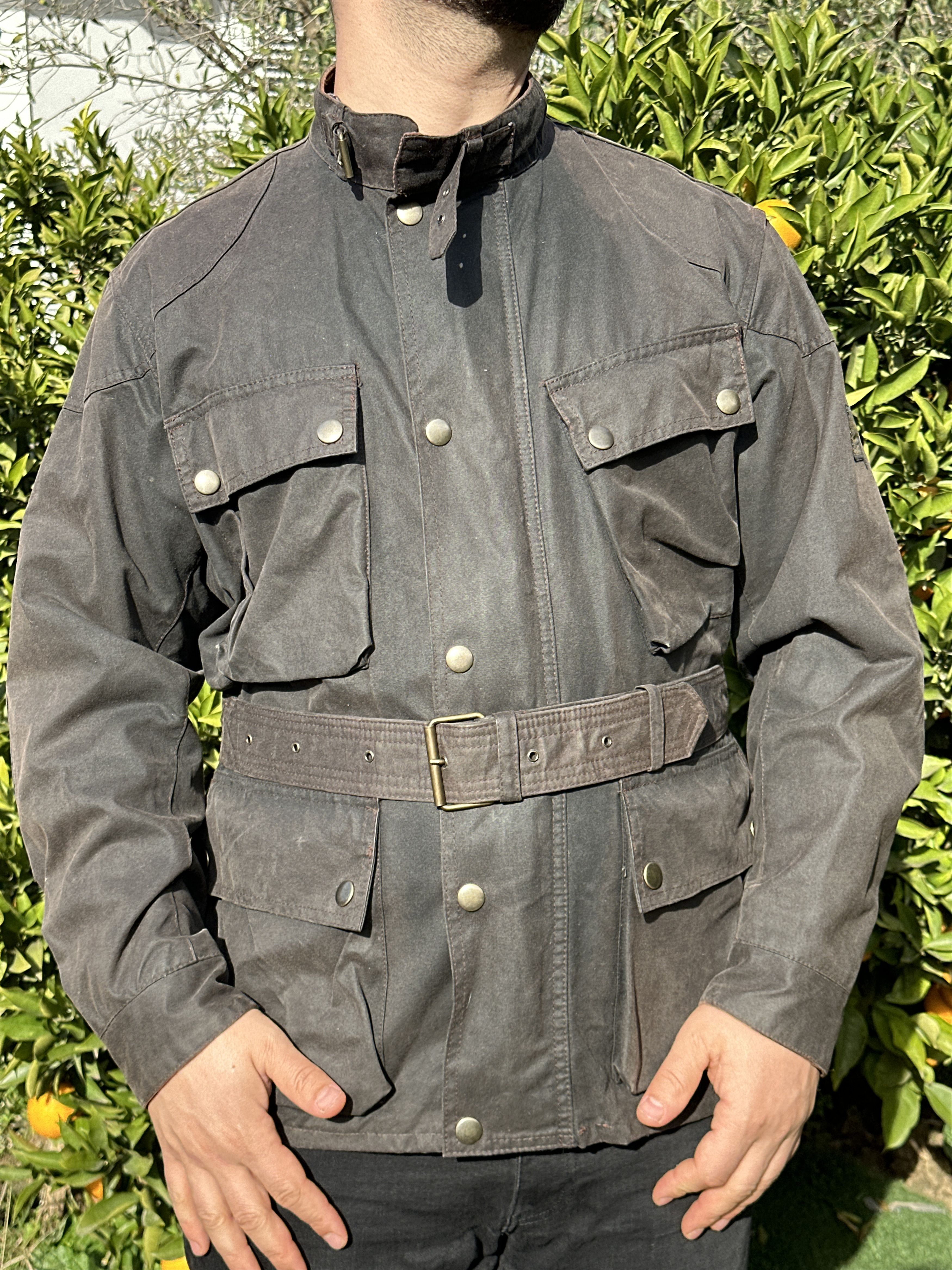 Belstaff Belstaff Waxed Field Jacket Motorcycle Biker Size L Size US L / EU 52-54 / 3 - 11 Thumbnail