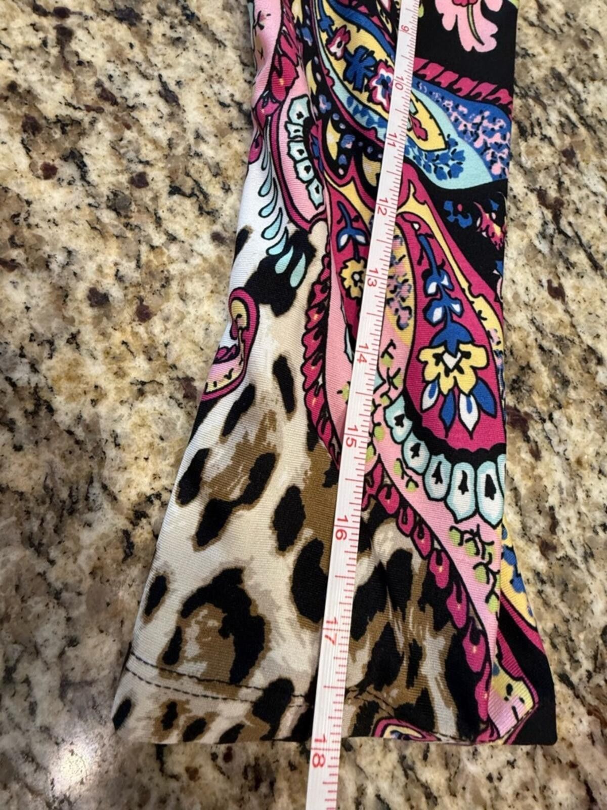 Other Sunny Leigh top floral leopard paisleys draped neckline SM Size S / US 4 / IT 40 - 10 Thumbnail