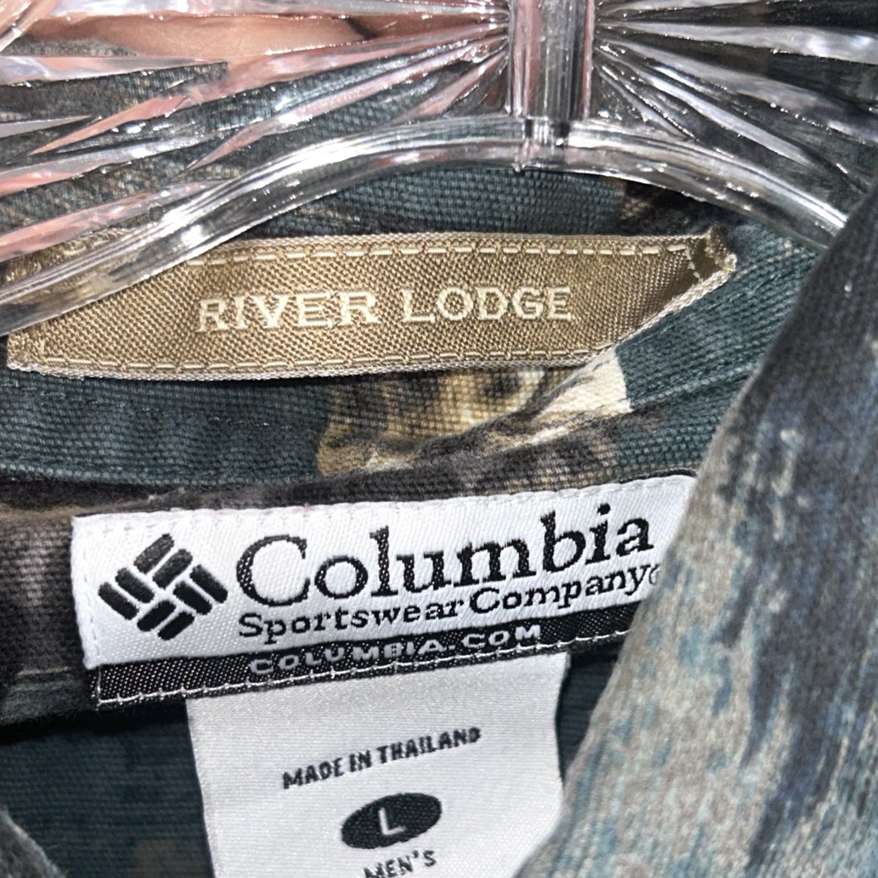 Vintage Columbia River Lodge Lab All Over Print Button Down Long Sleeve Mens L Size US L / EU 52-54 / 3 - 4 Thumbnail