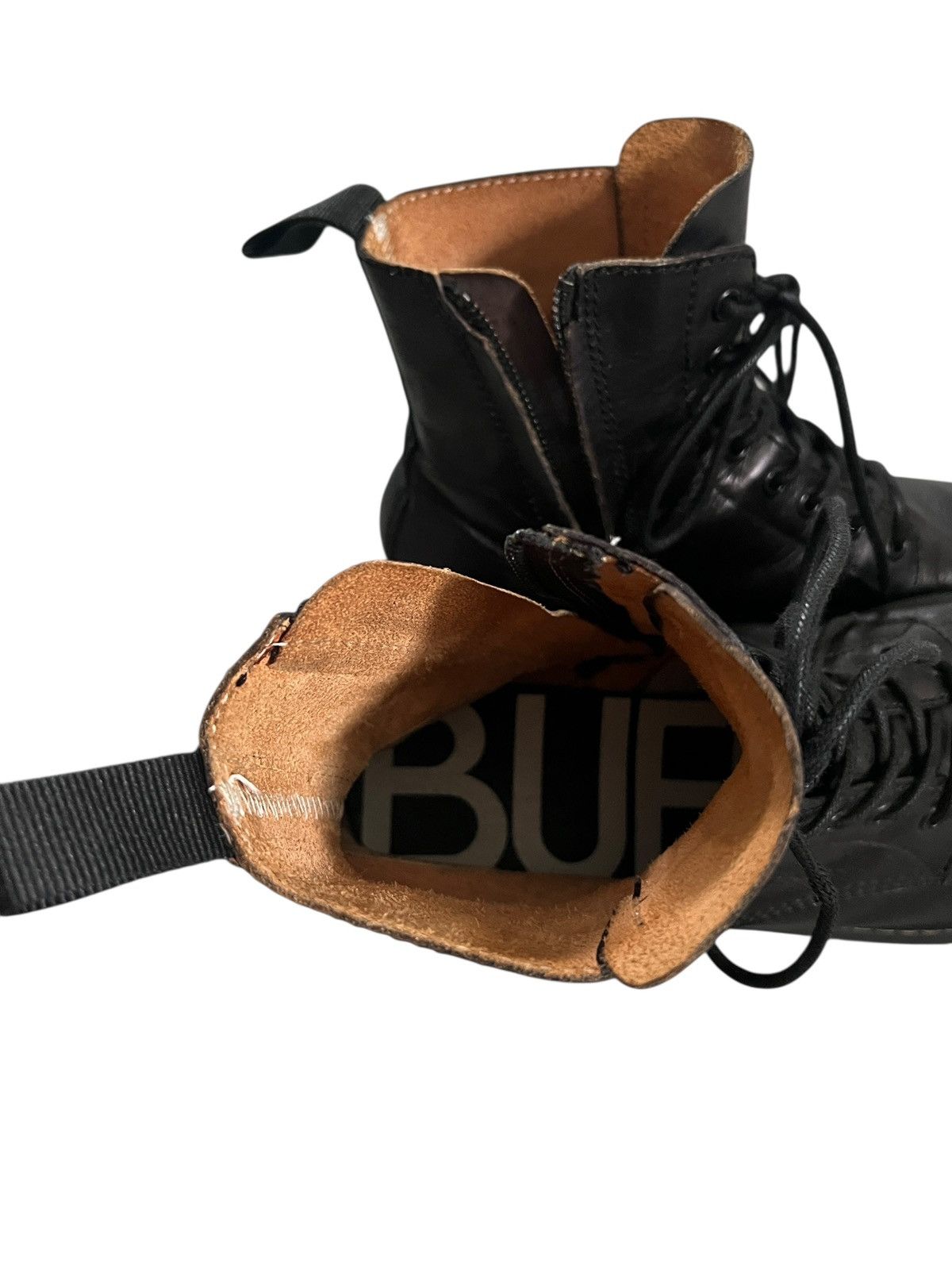 BUFFALO BOBS Buffalo Bobs Leather Combat Boots Size US 10 / EU 43 - 13 Thumbnail