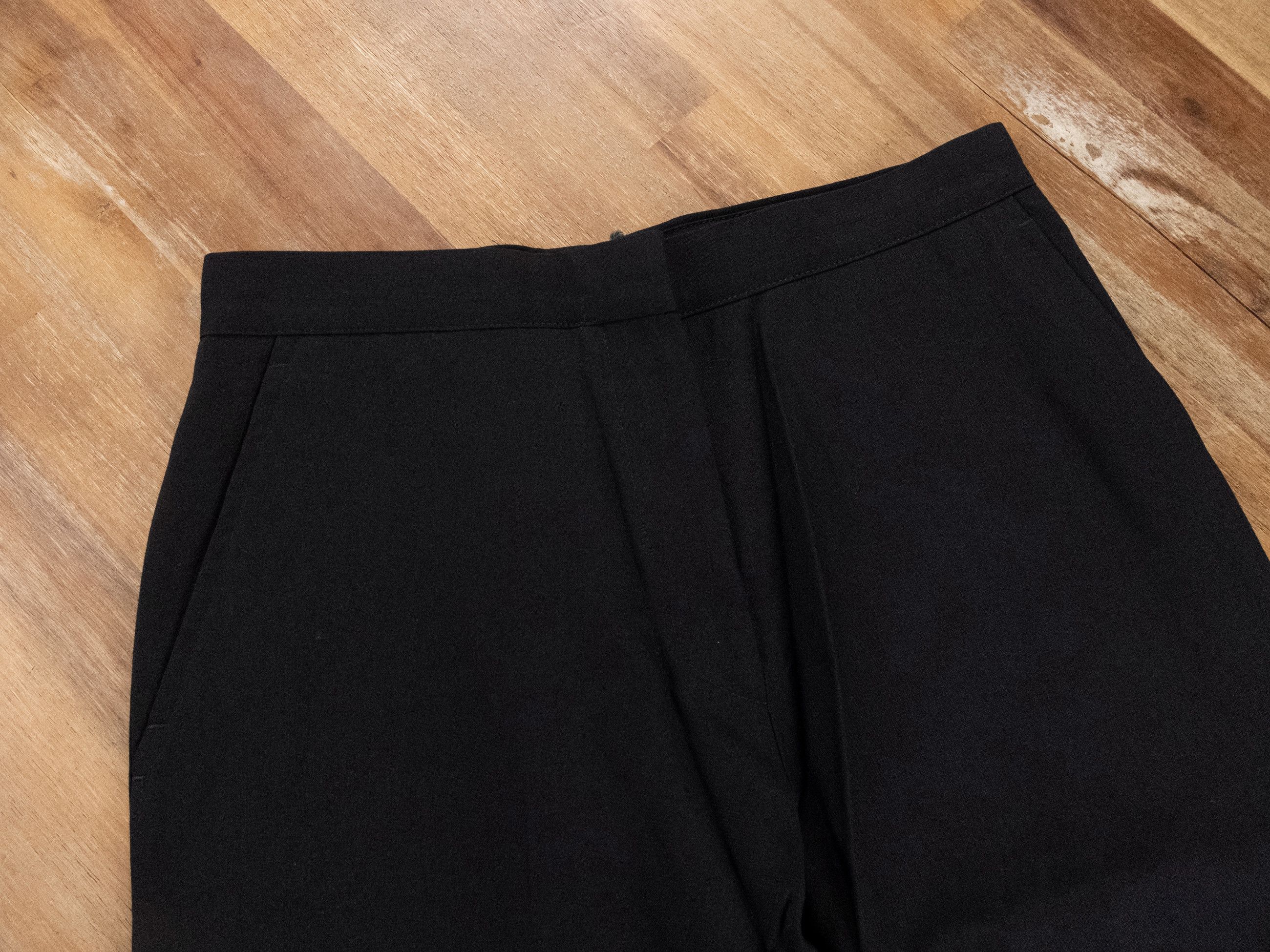 Bottega Veneta BOTTEGA VENETA vintage black wool blend pants trousers 40 q Size 27" / US 4 / IT 40 - 2 Thumbnail