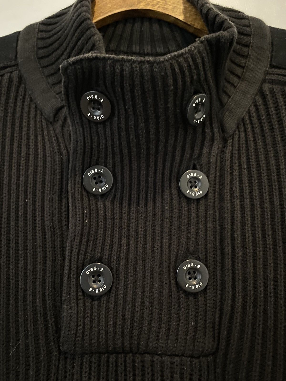 NEXT × Vintage Military naval sea knit jumper Size US L / EU 52-54 / 3 - 3 Thumbnail