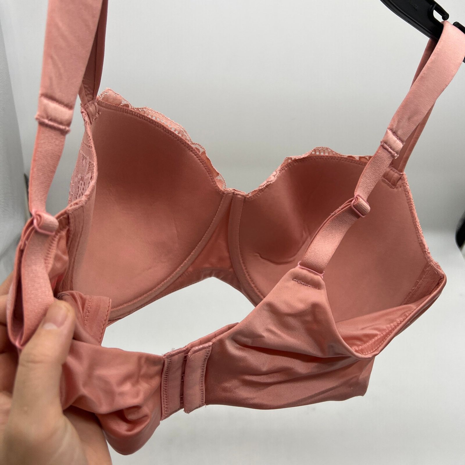 Other All Worthy Lace Cup Balconette Bra Rosette Size 38 D Size XS / US 0-2 / IT 36-38 - 2 Thumbnail