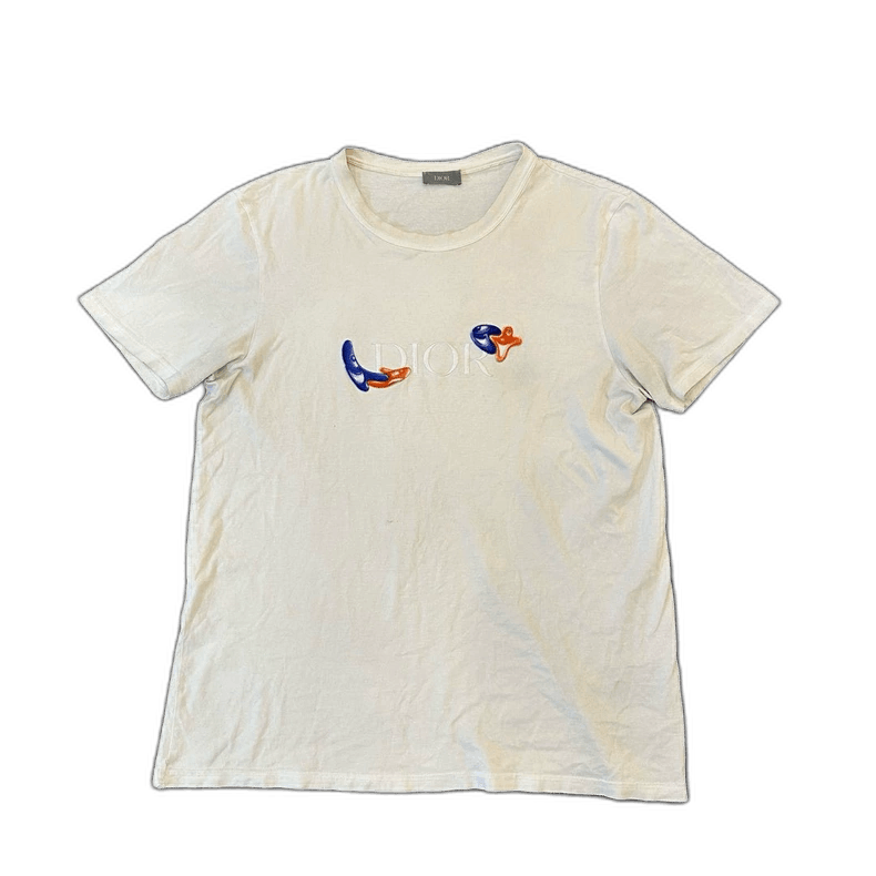 Dior DIOR Logo Short Sleeve Knit T-2505 Size US XL / EU 56 / 4 - 1 Thumbnail