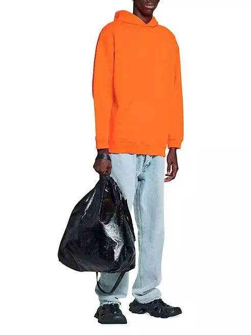 Balenciaga o1mt1gz0724 BB Corp Hoodie Medium Fit in Orange Size US XL / EU 56 / 4 - 5 Thumbnail