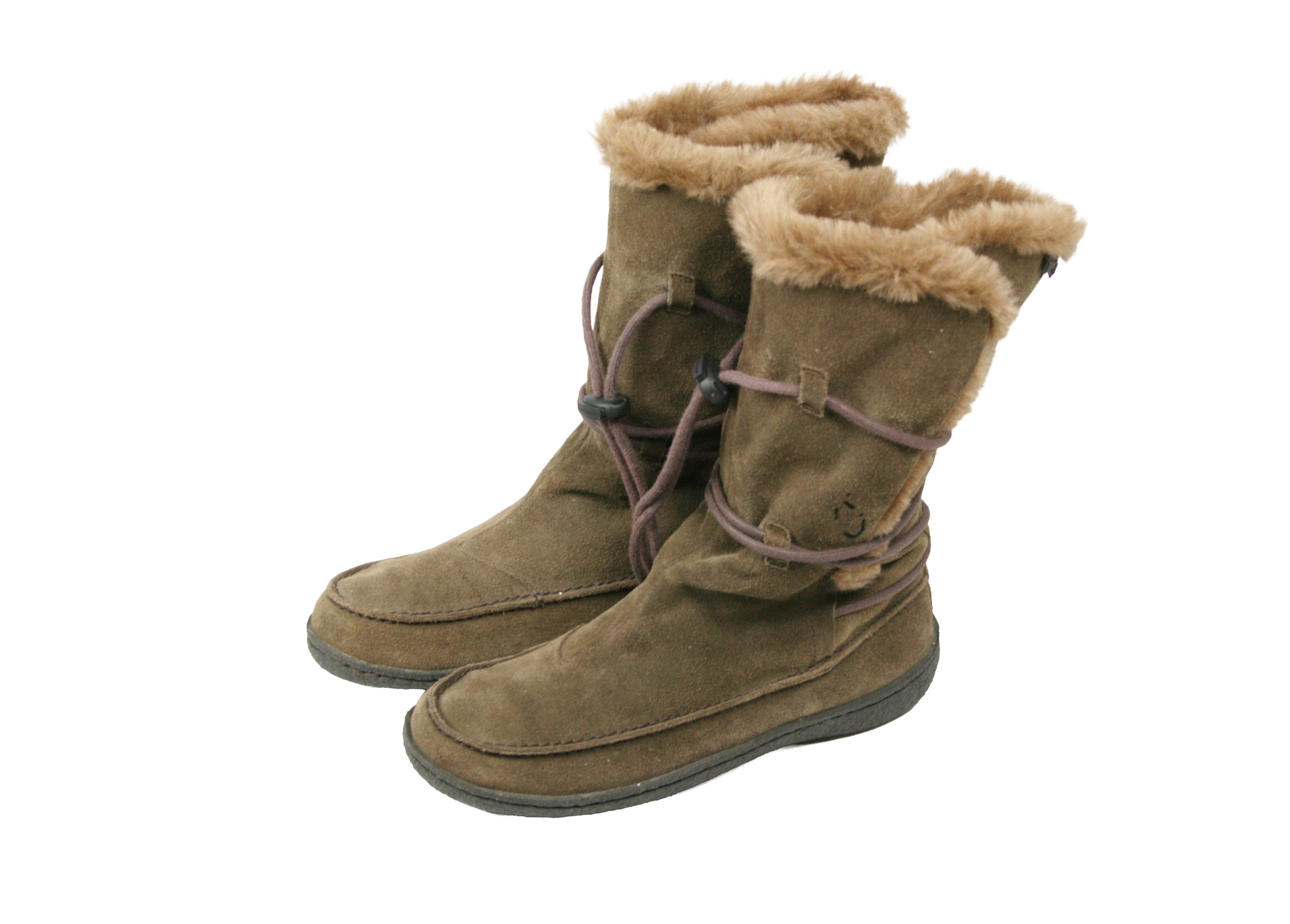 Camper 00S Y2K Goblin Faux Fur Lined Suede Boots Vintage Size US 7 / IT 37 - 4 Thumbnail