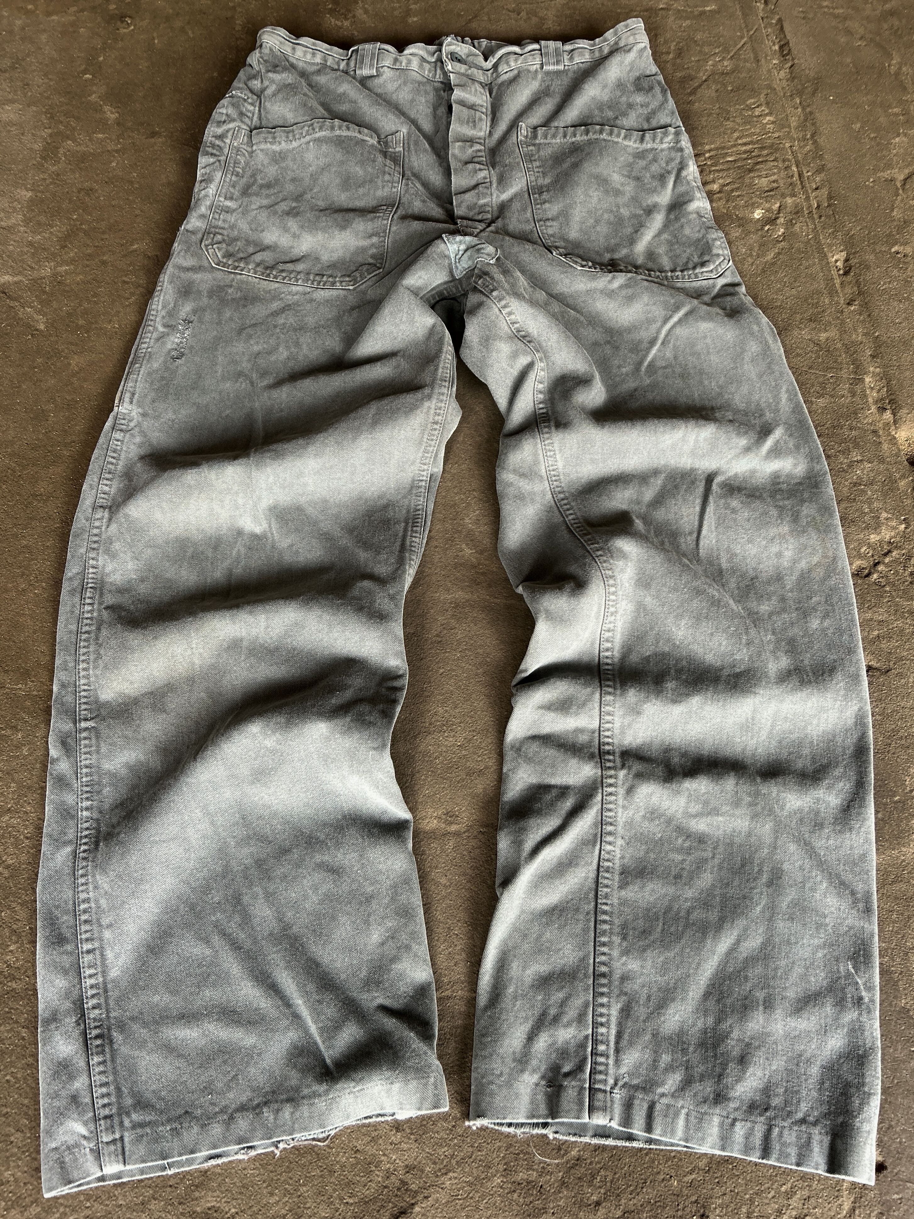 Vintage Vintage Junya Watanabe Kapital Style Washed Y2K Jeans 90s Size US 32 / EU 48 - 1 Thumbnail