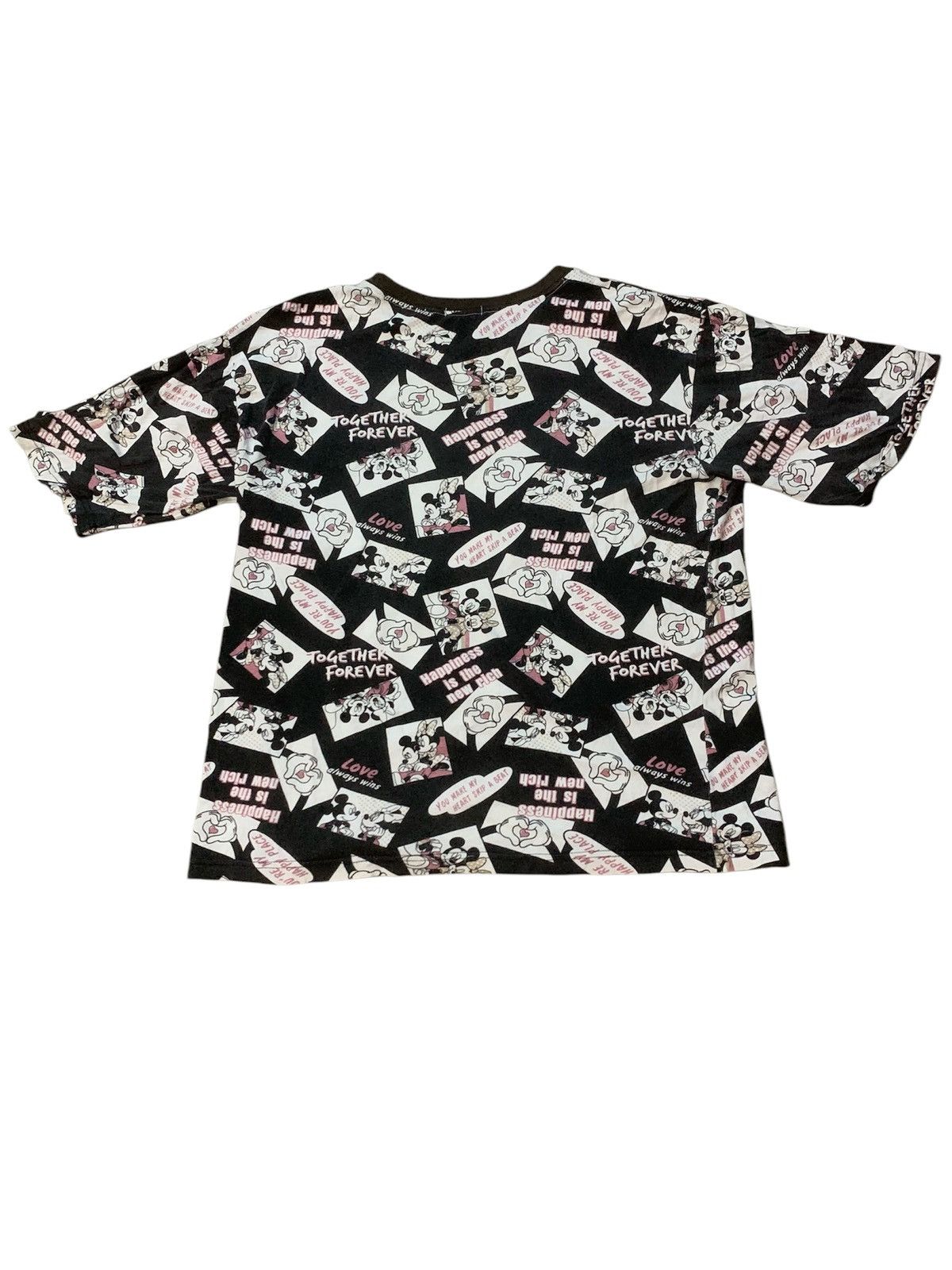 Disney Mickey And Minnie Mouse Full Print Monogram Tee Size US XXL / EU 58 / 5 - 2 Thumbnail