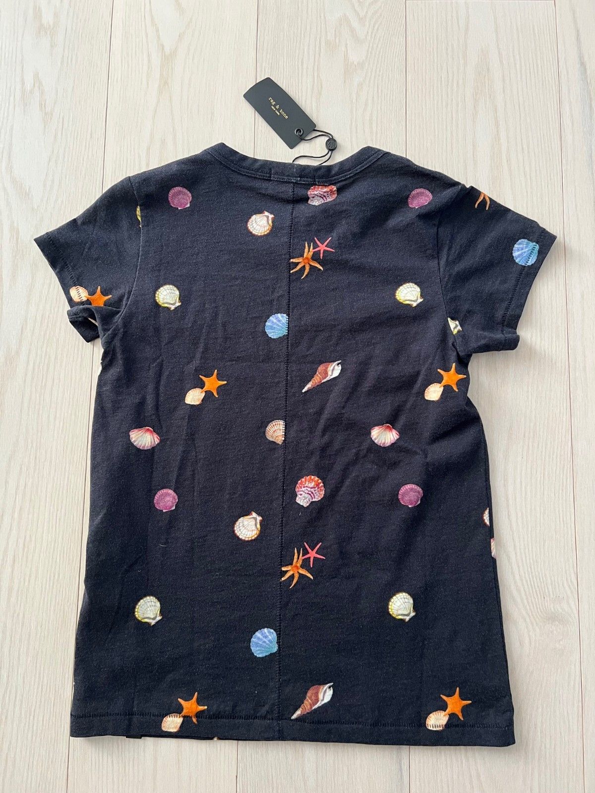 Rag & Bone Rag & Bone All Over Seashell Cotton Tee ( XS ) Size XS / US 0-2 / IT 36-38 - 5 Thumbnail