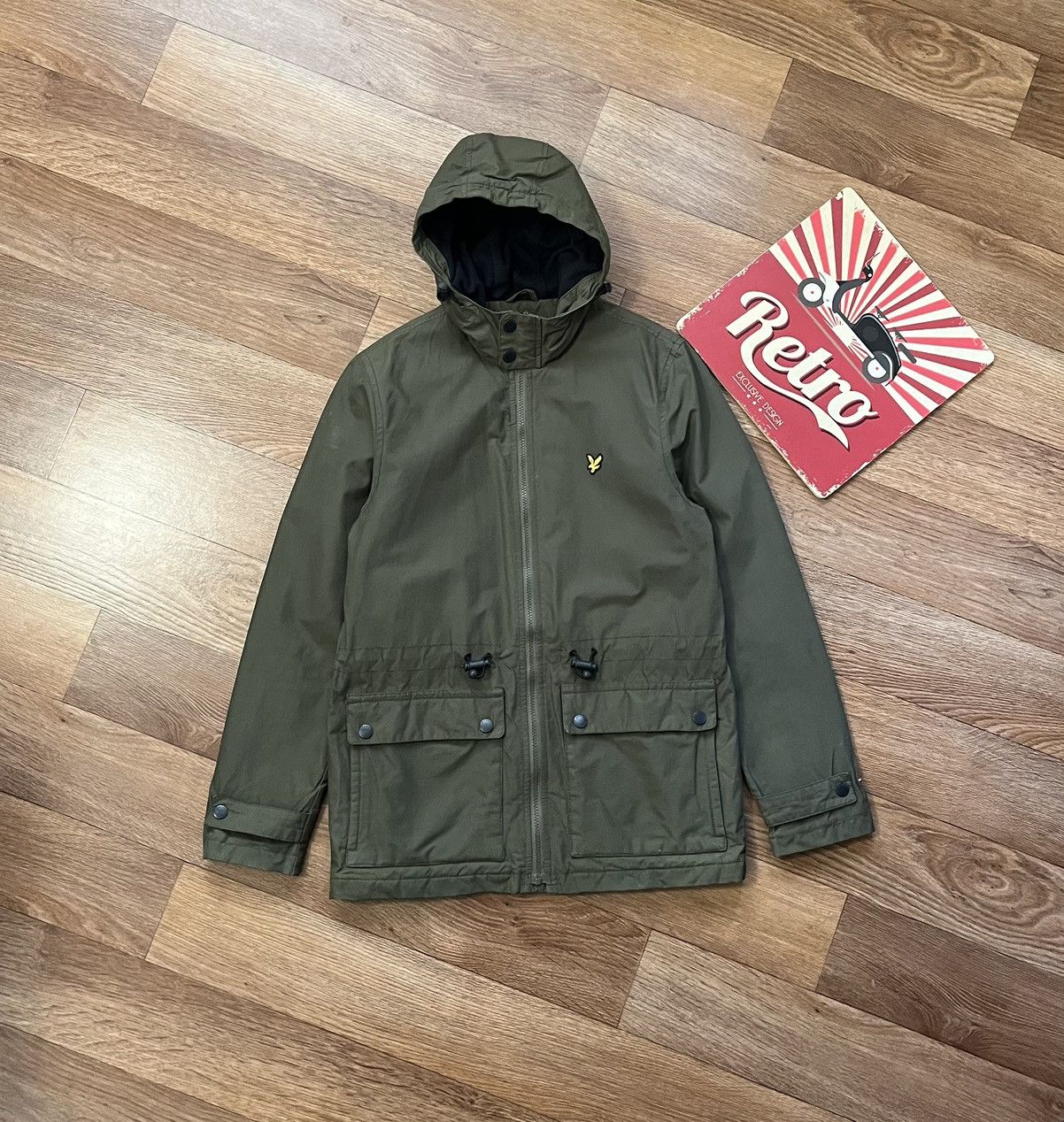 Lyle & Scott Lyle & Scott Hooded Pocket Waterproof Jacket Size US S / EU 44-46 / 1 - 1 Thumbnail