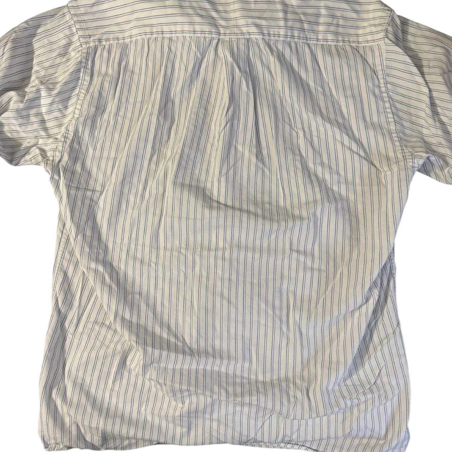 Michael Kors Michael Kors Striped Shirt Medium 15.5 White & Blue Stripes Size US M / EU 48-50 / 2 - 5 Thumbnail