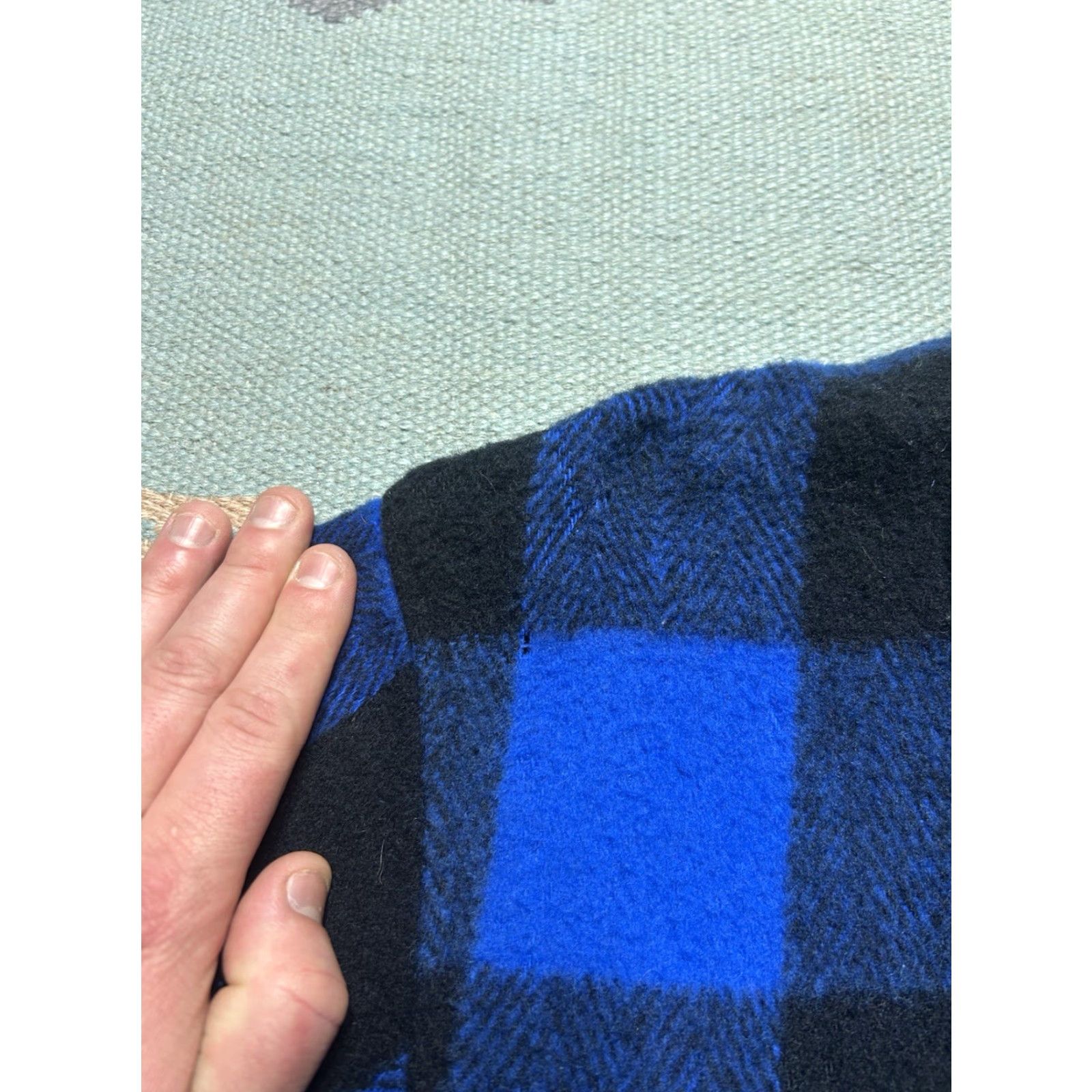 Eddie Bauer VINTAGE Eddie Bauer Snap Jacket Wool Blend Blue Plaid NWT DISTRESSED Women S 80s Mackinaw Jacket Shirt? Size S / US 4 / IT 40 - 6 Thumbnail