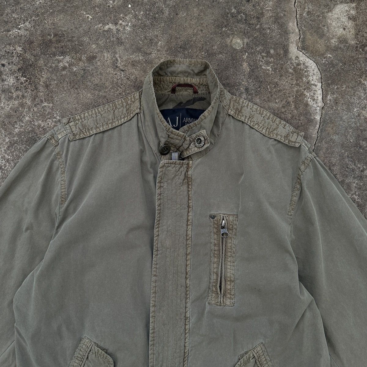 Emporio Armani Vintage Armani Jeans Olive Jacket Size US M / EU 48-50 / 2 - 5 Thumbnail