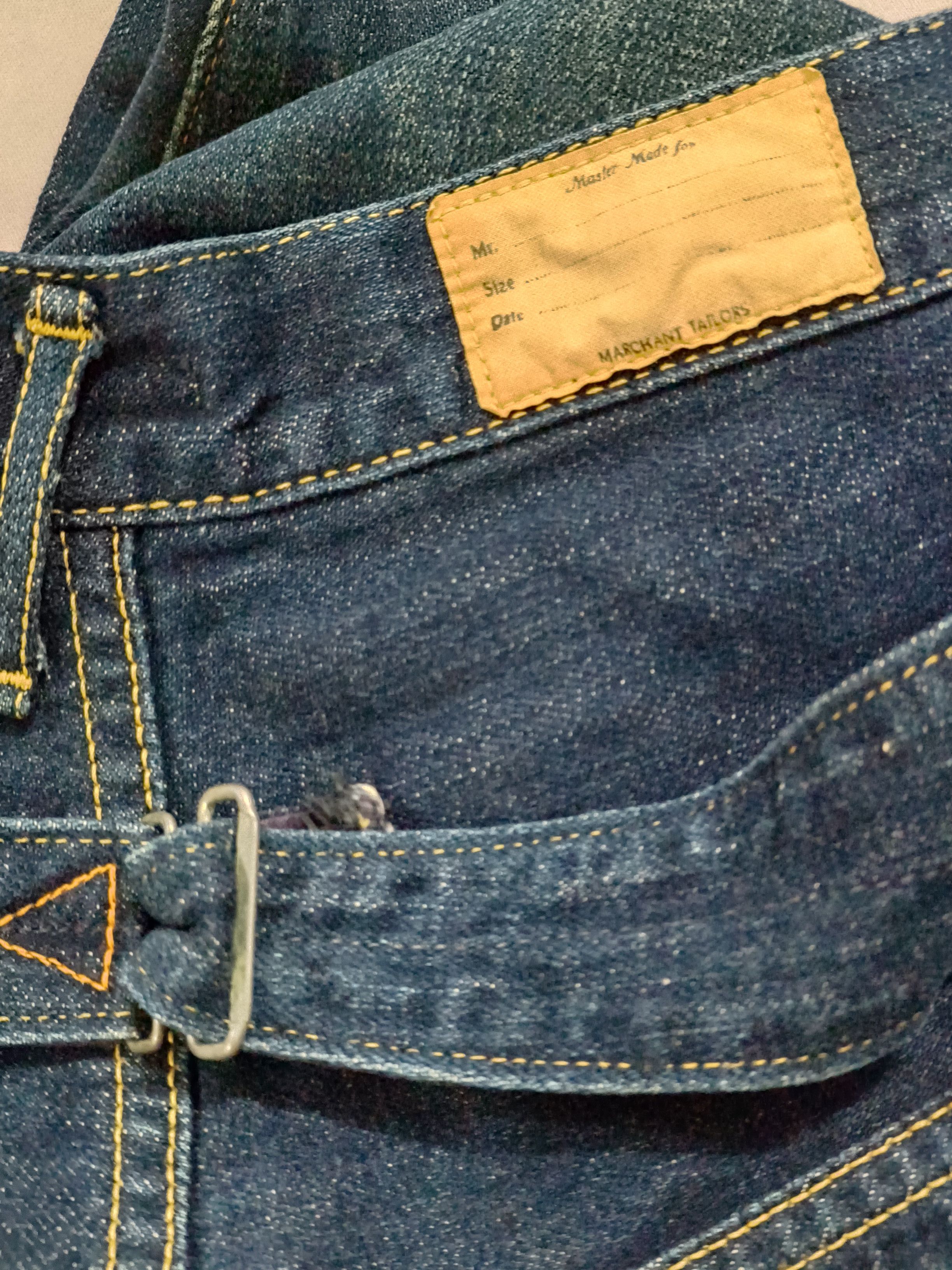 Kapital Kapital Solid Saruel buckle back high-waist denim pants XS Size US 29 - 9 Thumbnail