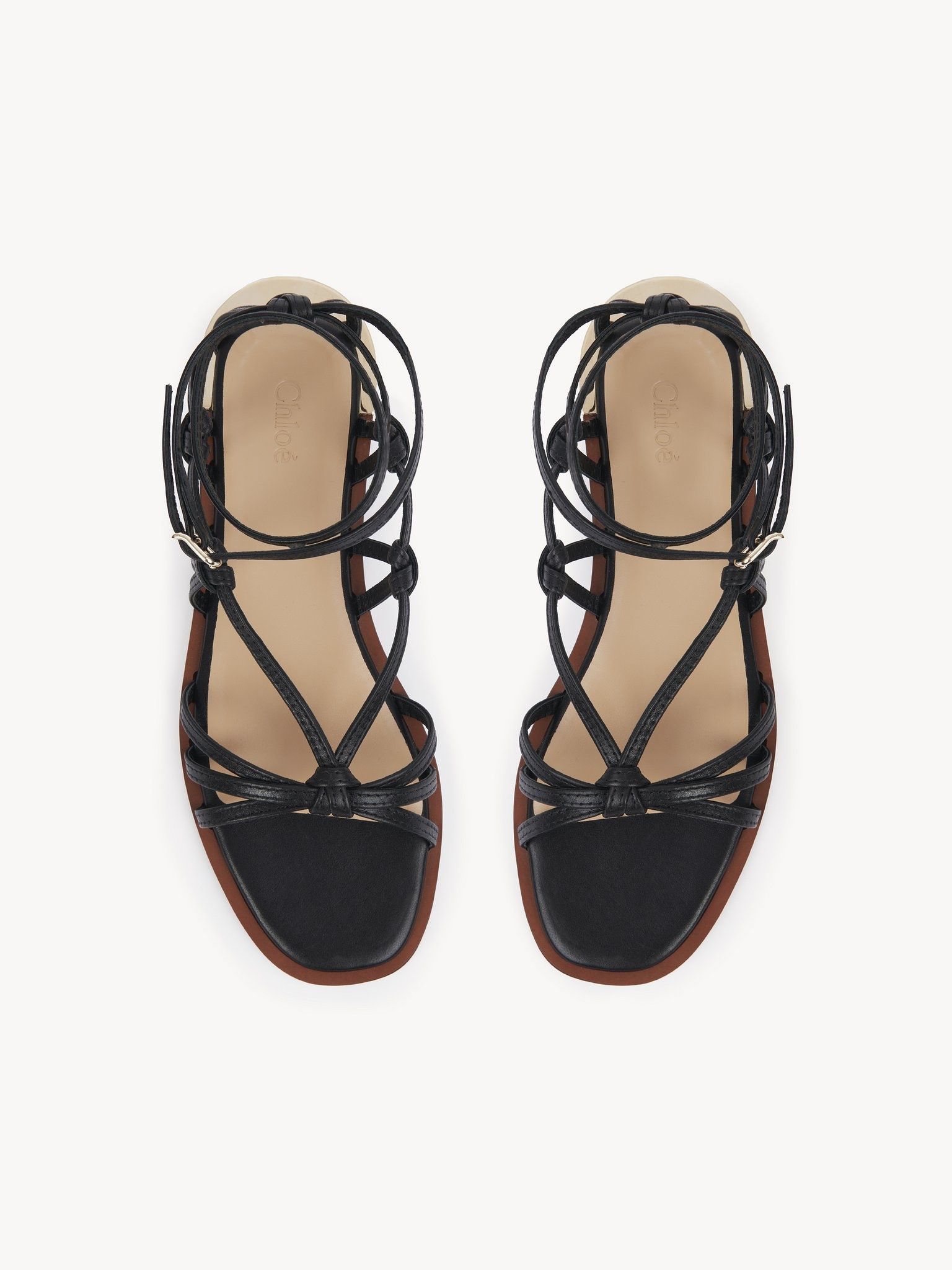 Chloe o1loc1c0425 Uma Sandal in Black Size US 8 / IT 38 - 3 Thumbnail