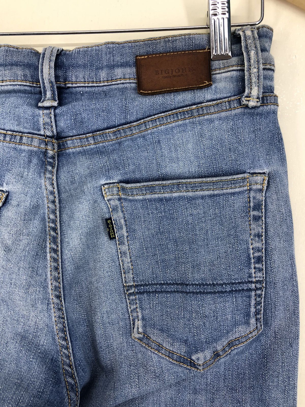 Big John Big John Distressed Skinny Faded Blue Jeans Size US 28 / EU 44 - 14 Thumbnail