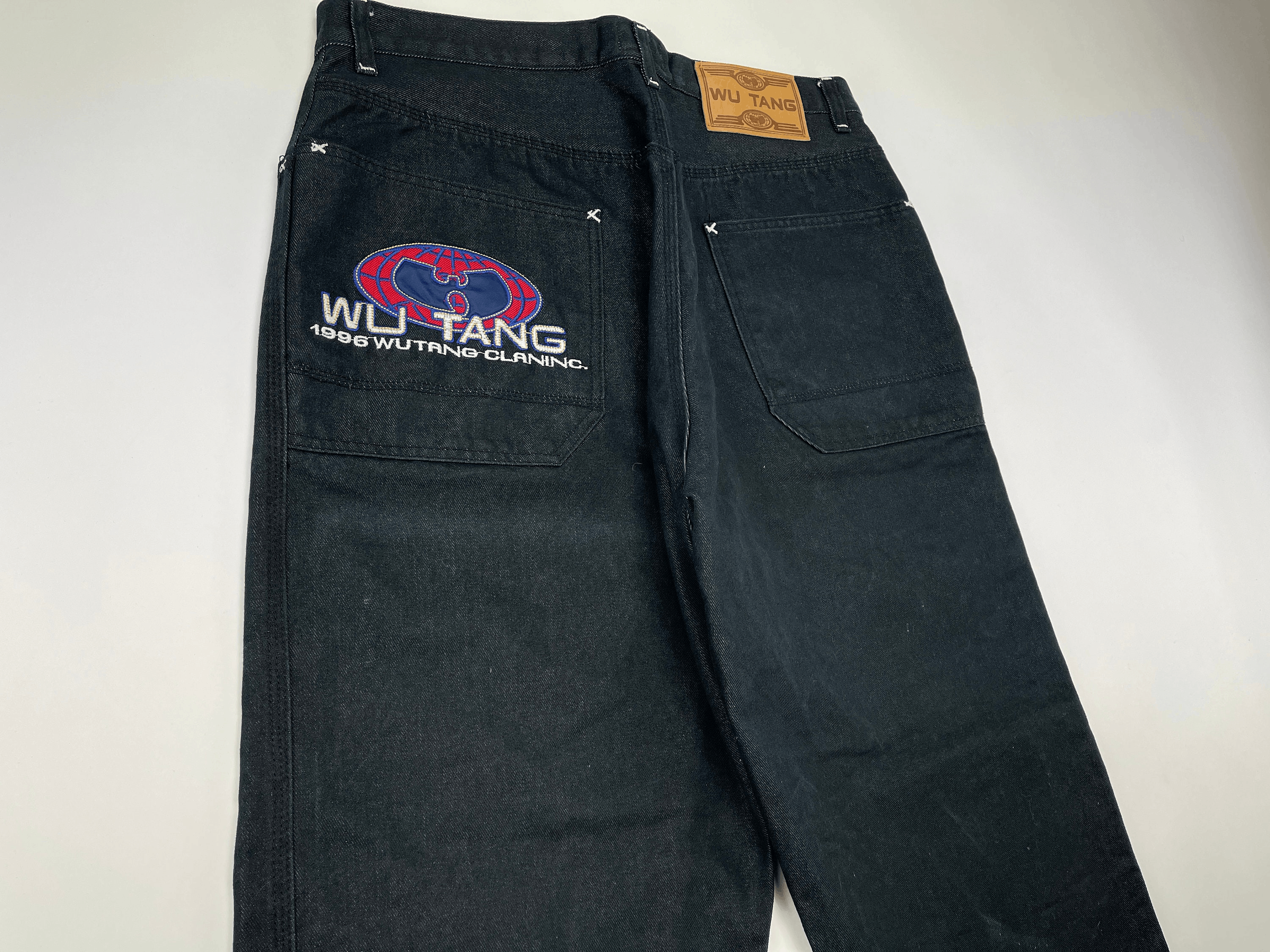 Wu-Tang Clan WU WEAR jeans, vintage hip hop baggy, 90s Wu-Tang Clan W 36 Size US 36 / EU 52 - 3 Thumbnail
