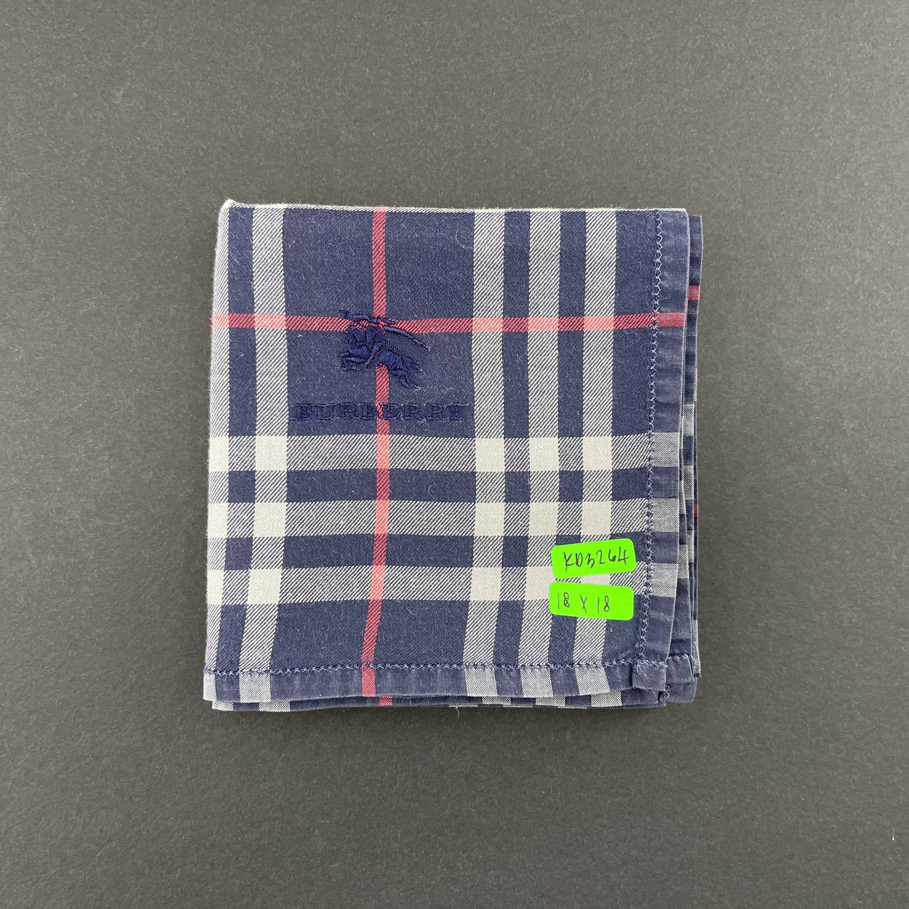 Burberry × Vintage Burberry Handkerchief/Neckerchief/Bandana-KD3264 Size ONE SIZE - 9 Thumbnail
