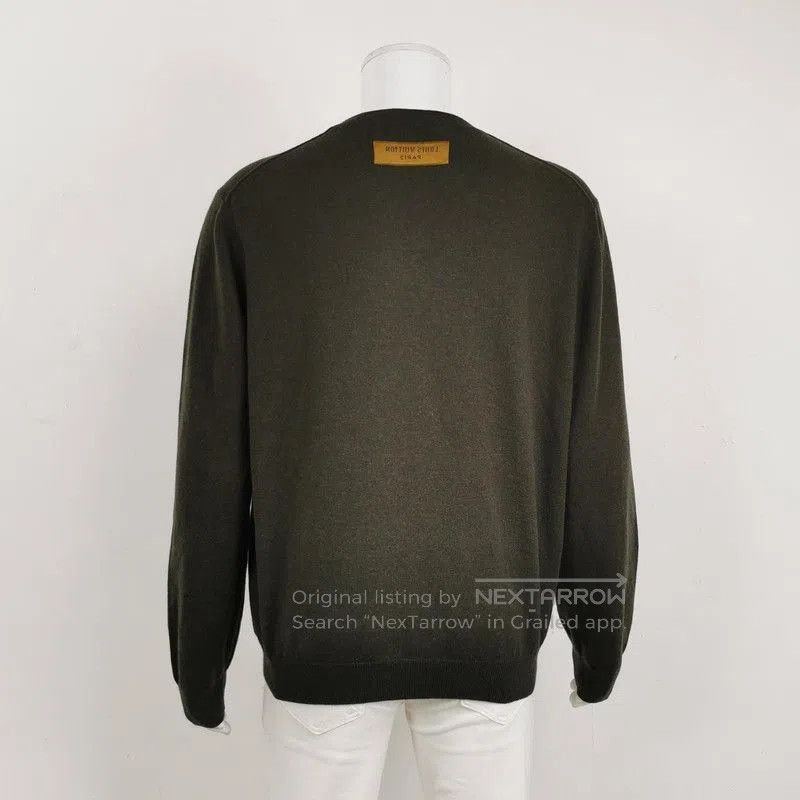 Louis Vuitton Louis Vuitton Cashmere Silk Blend Long Sleeve Sweater. Size US XL / EU 56 / 4 - 2 Thumbnail