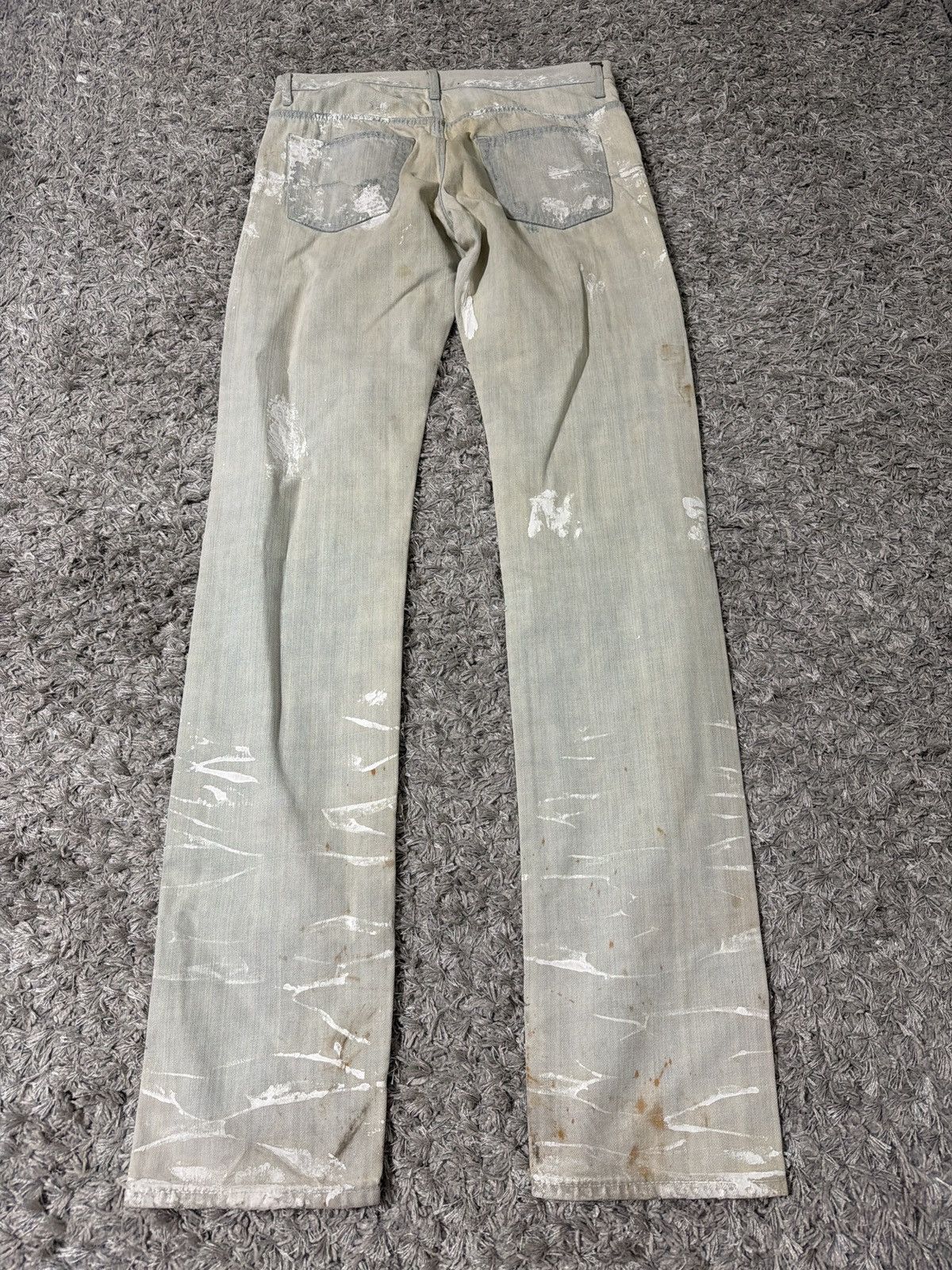 Dior Dior KVA 2009 Paint Splatter Jeans Size US 32 / EU 48 - 6 Thumbnail