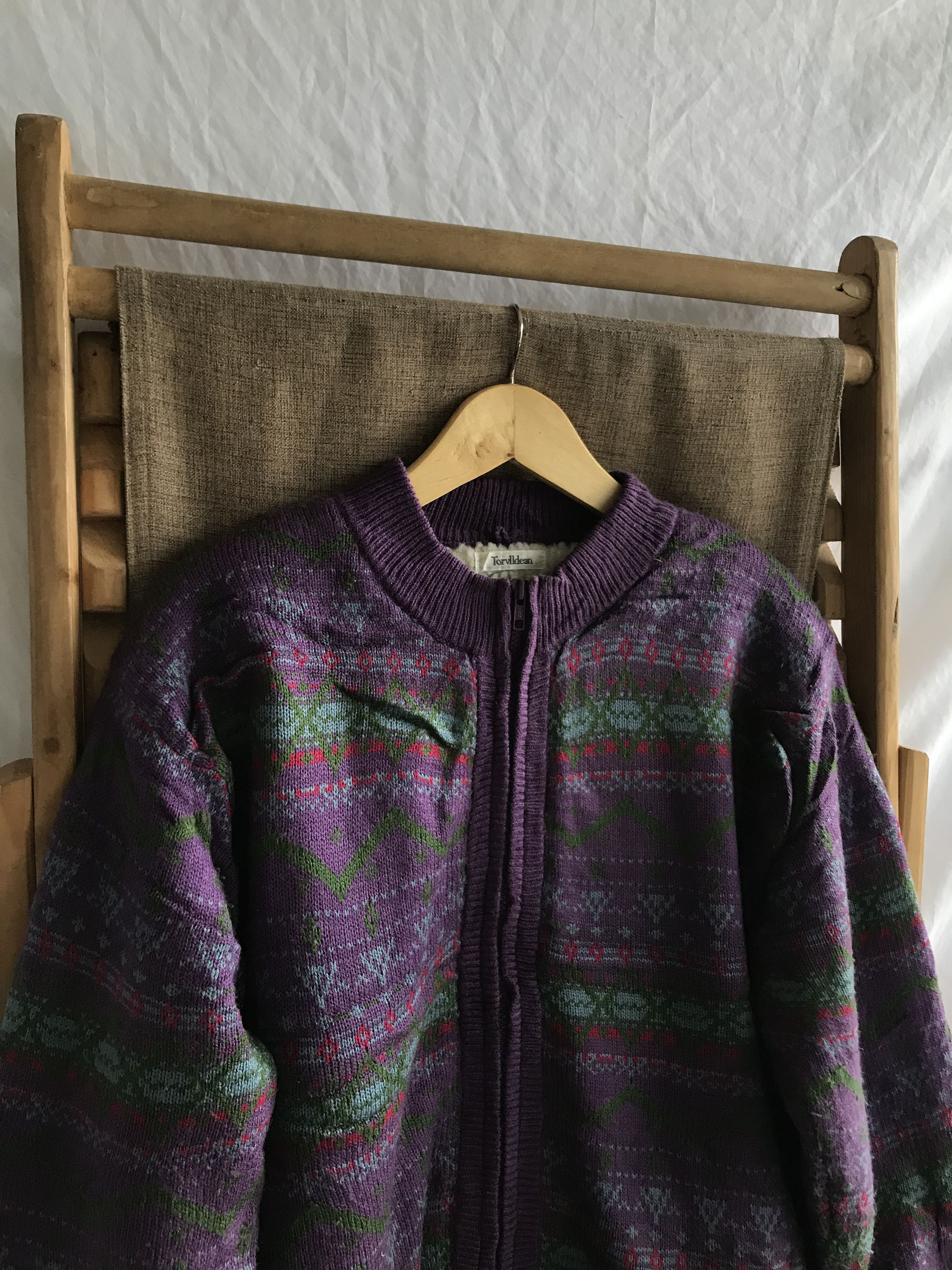Japanese Brand Torvlldean Japanese Brand Zip Knitted Sherpa Sweater Size US L / EU 52-54 / 3 - 2 Thumbnail