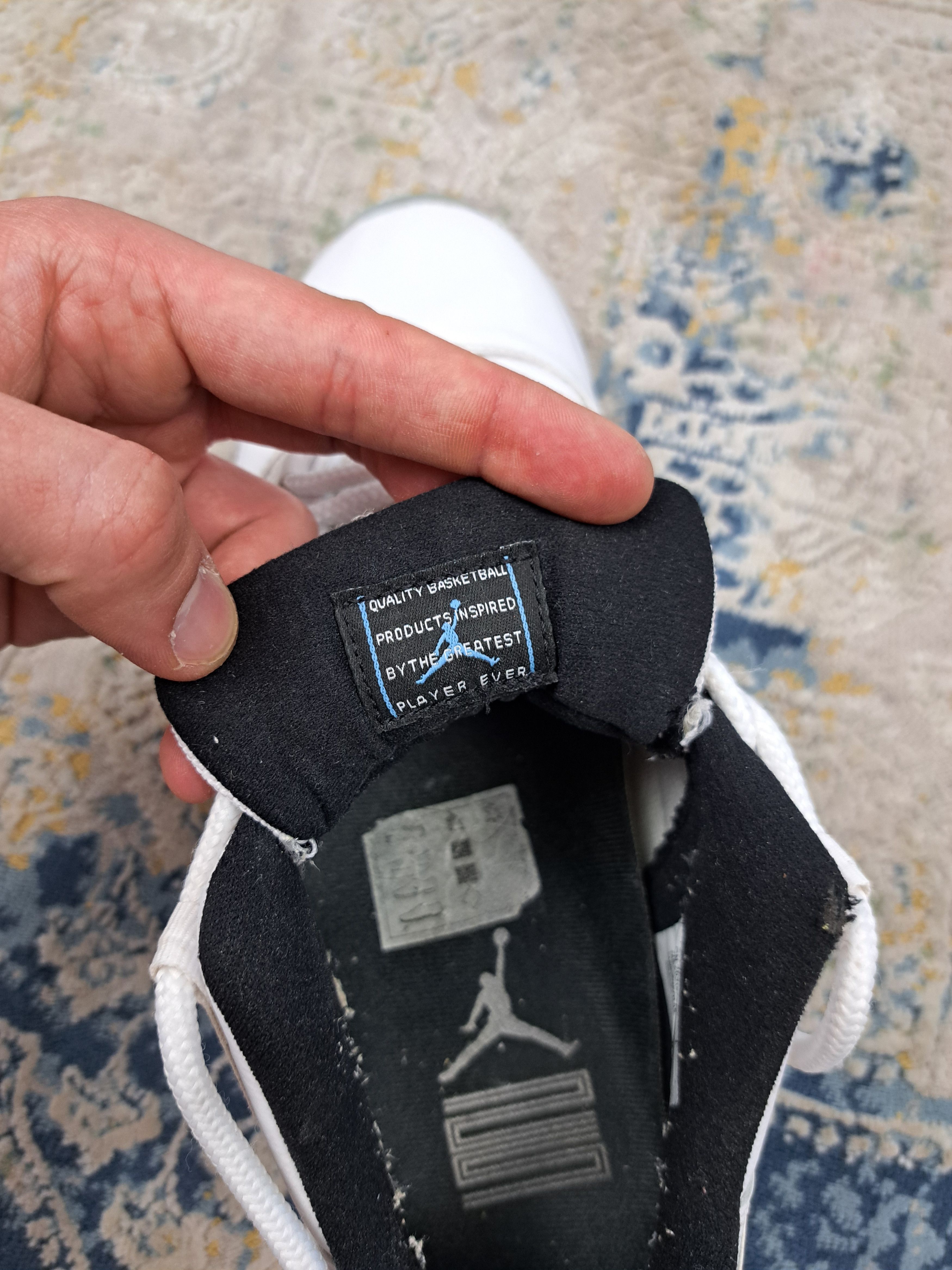 Jordan Brand Nike Air Jordan 11 Retro Low Legend Blue Size US 8.5 / EU 41-42 - 12 Thumbnail