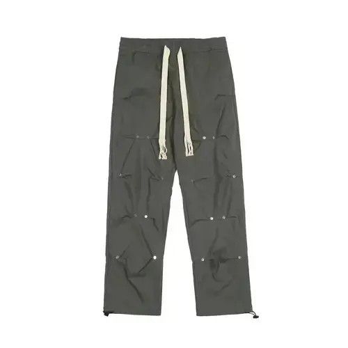 Japanese Brand Button Pleated Pants Size US 30 / EU 46 - 3 Thumbnail