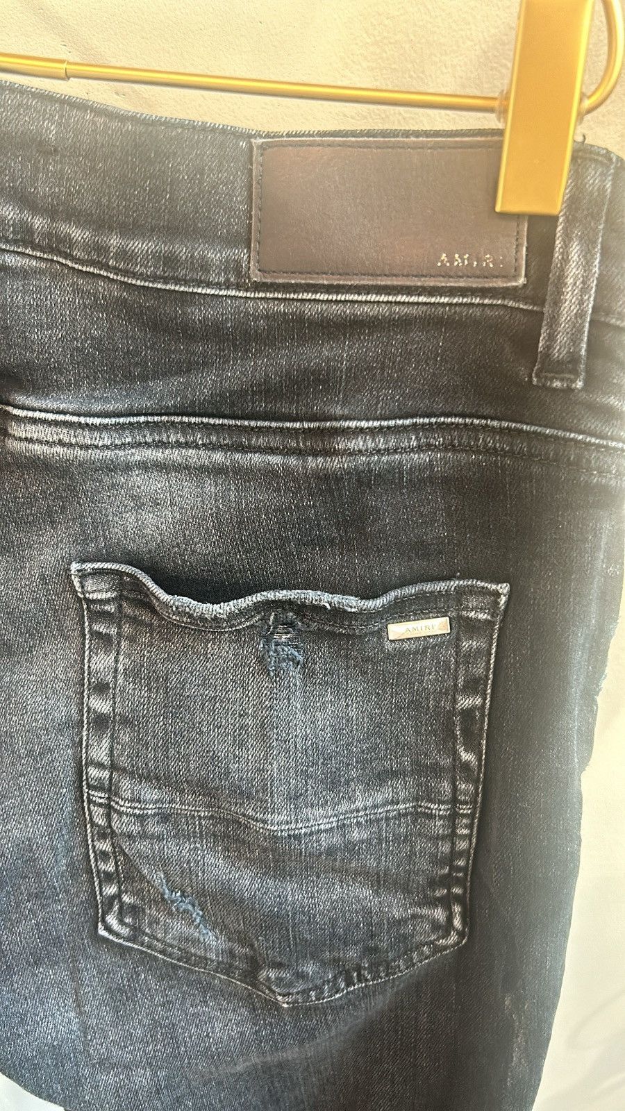 Amiri Amiri mx1 black bandana jeans Size US 32 / EU 48 - 6 Thumbnail