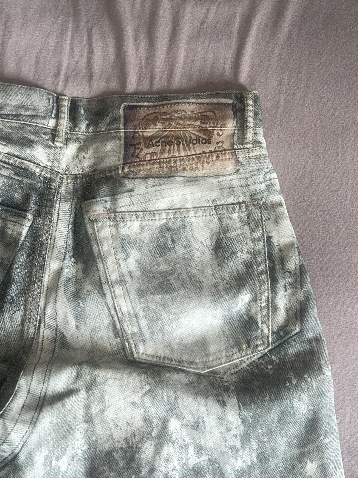 Acne Studios Acne Studios Oil Spill FW23 Jeans Size US 30 / EU 46 - 5 Thumbnail