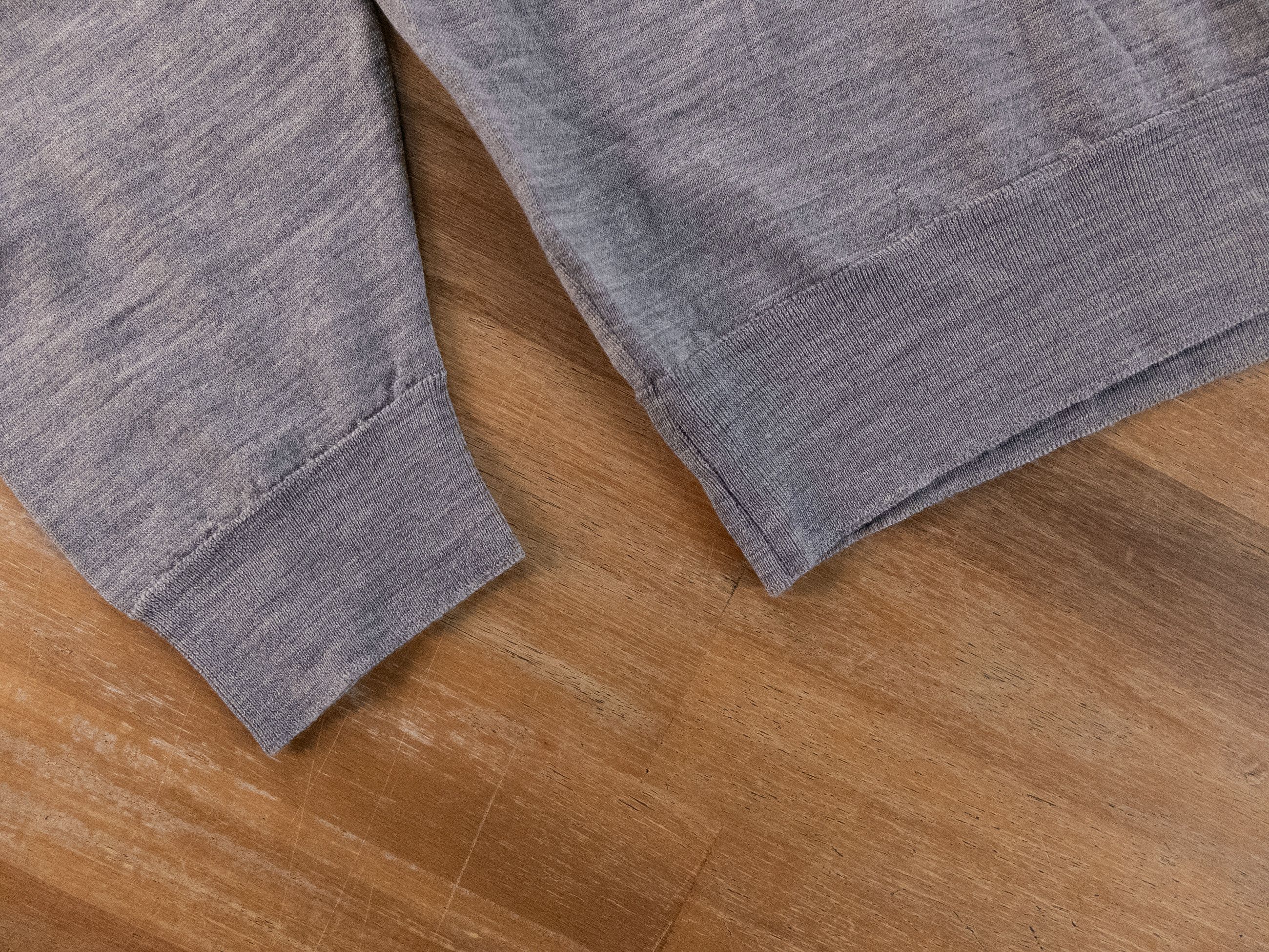 John Smedley JOHN SMEDLEY Harcourt solid gray merino wool sweater XXL Size US XXL / EU 58 / 5 - 4 Thumbnail