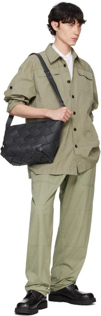 Bottega Veneta o1loc1c0426 794140 Light Cotton Twill Trousers in Green Size US 28 / EU 44 - 4 Thumbnail