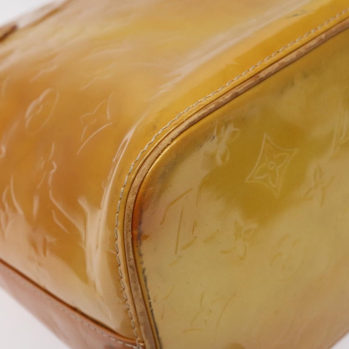 Louis Vuitton LOUIS VUITTON Monogram Vernis Houston Hand Bag Beige M91004 Size ONE SIZE - 16 Thumbnail
