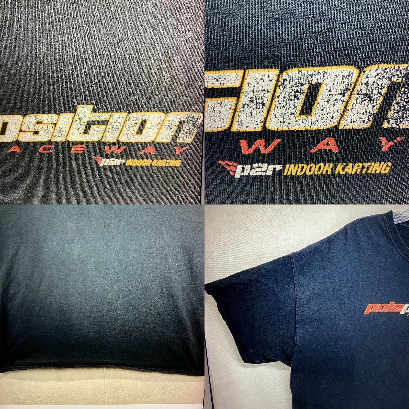 Gildan VINTAGE Gildan Men's T-Shirt 2XL Black Cotton Graphic Print Cars Karting 2000s Size US XXL / EU 58 / 5 - 8 Thumbnail