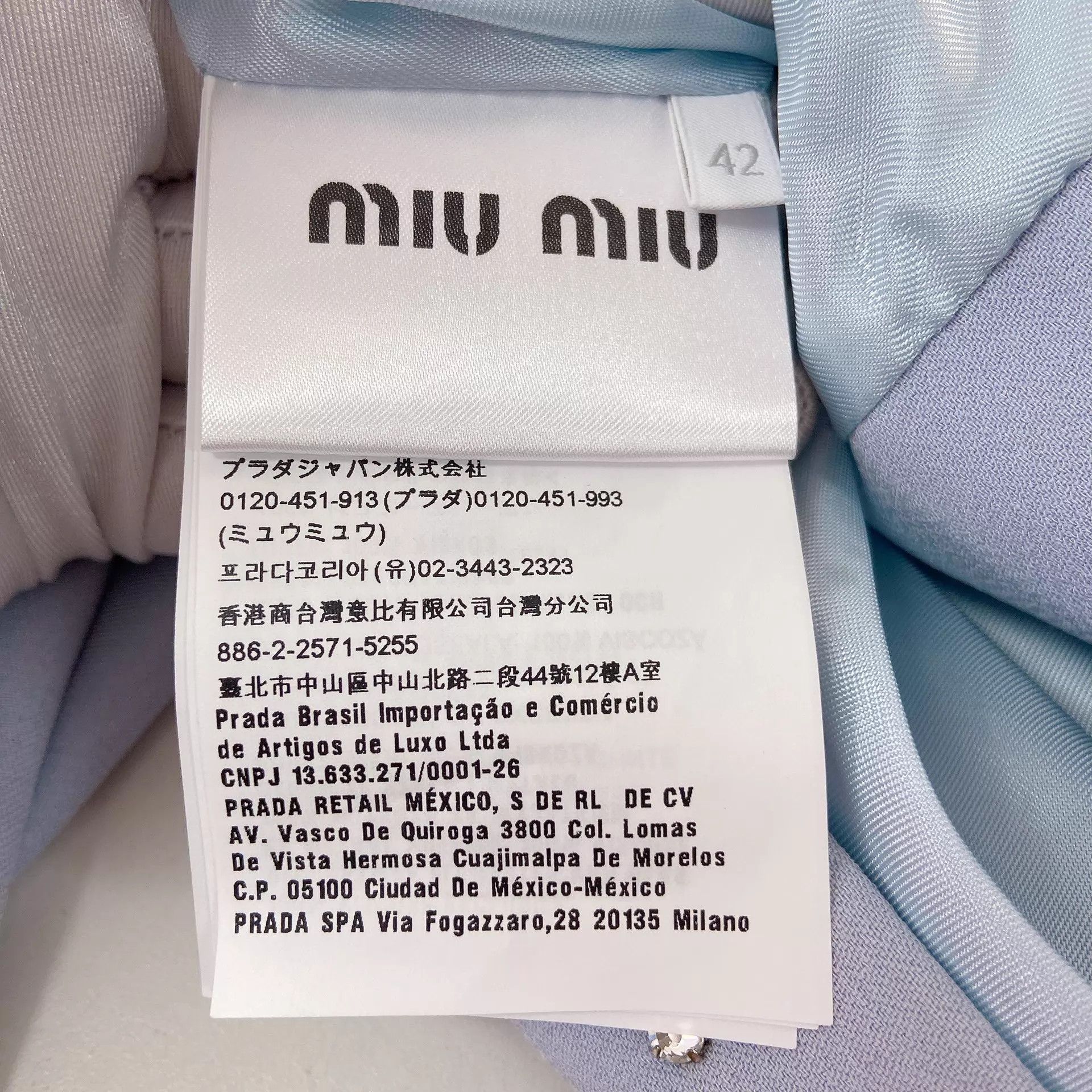Miu Miu MIU MIU crystal blue short jacket 42 Size M / US 6-8 / IT 42-44 - 6 Thumbnail