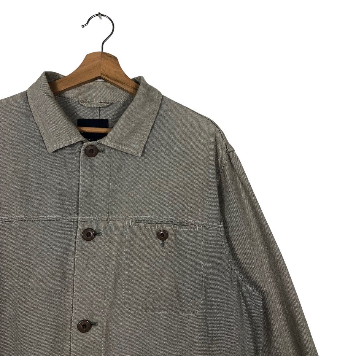 Japanese Brand 🔥90’s Hickory Chore Jacket Work Uniqlo Made in Japan Size US L / EU 52-54 / 3 - 5 Thumbnail