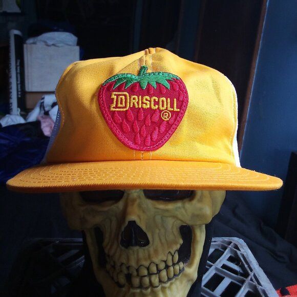 Other Deadstock Vintage Driscoll Strawberry Patch Snap Trucker Hat Size ONE SIZE - 1 Thumbnail