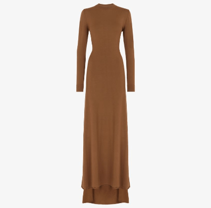 Fendi o1loc1c0824 Dress in Brown Size M / US 6-8 / IT 42-44 - 1 Thumbnail