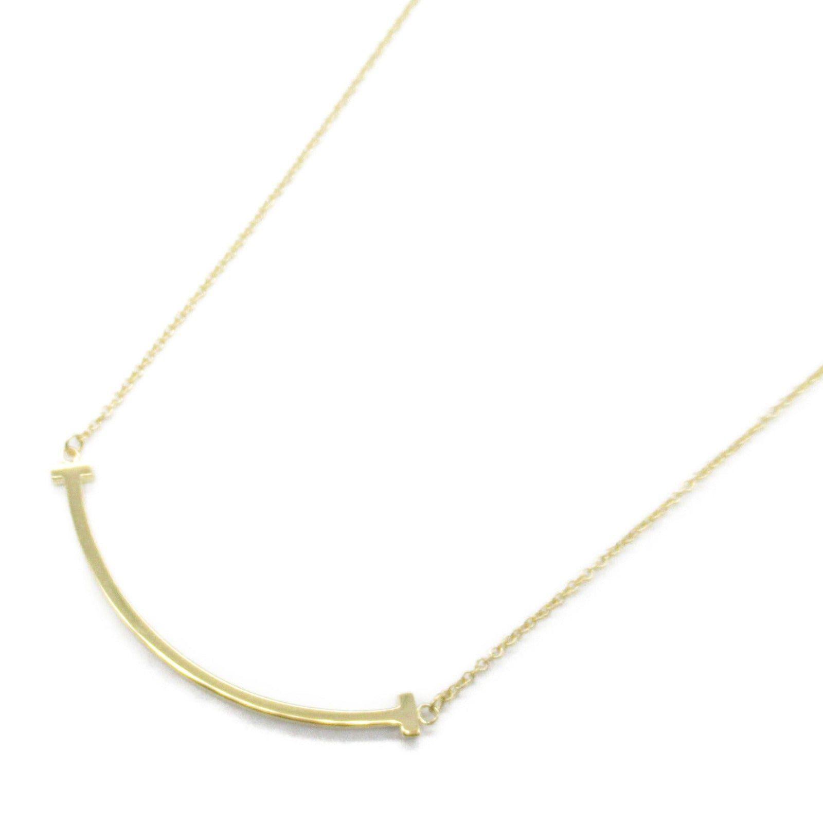 Tiffany & Co. Tiffany Co T-Smile Small Necklace K18 (Yellow Gold) Gold Size ONE SIZE - 1 Thumbnail