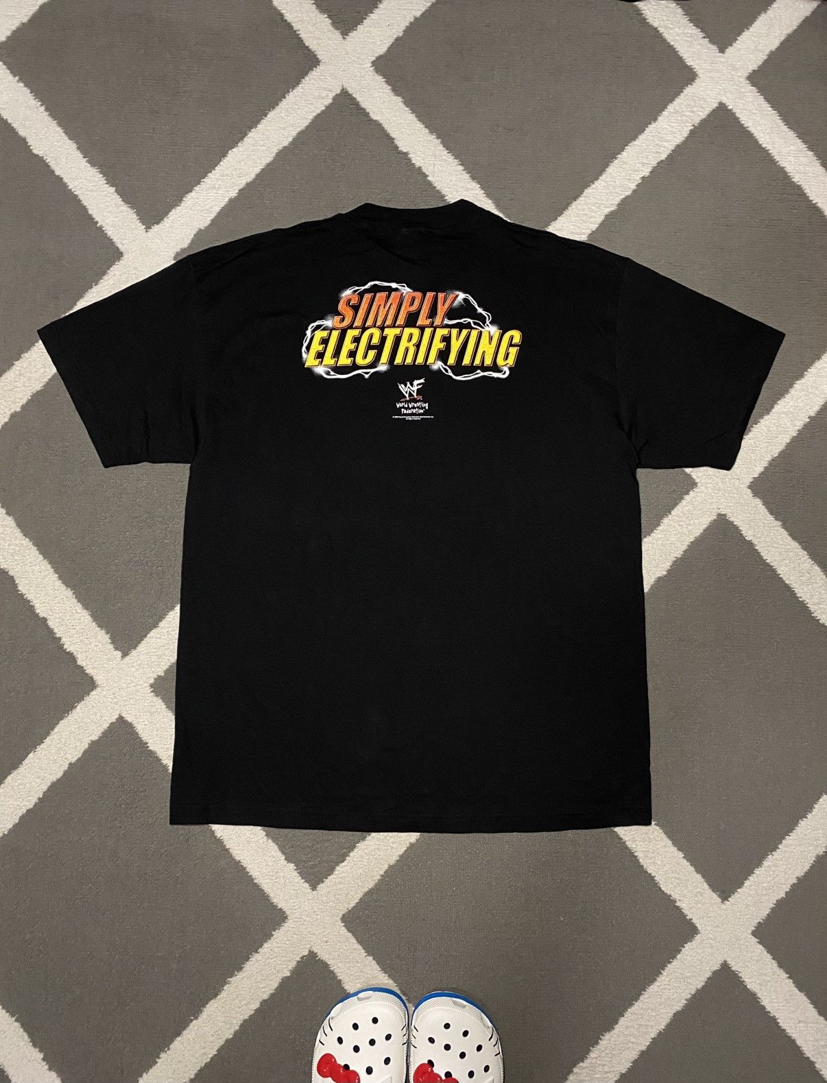 Band Tees × Vintage × WWE Vintage 00’s 2000 WWF The Rock Dwayne Johnson men’s T-shirt Size US XL / EU 56 / 4 - 7 Thumbnail